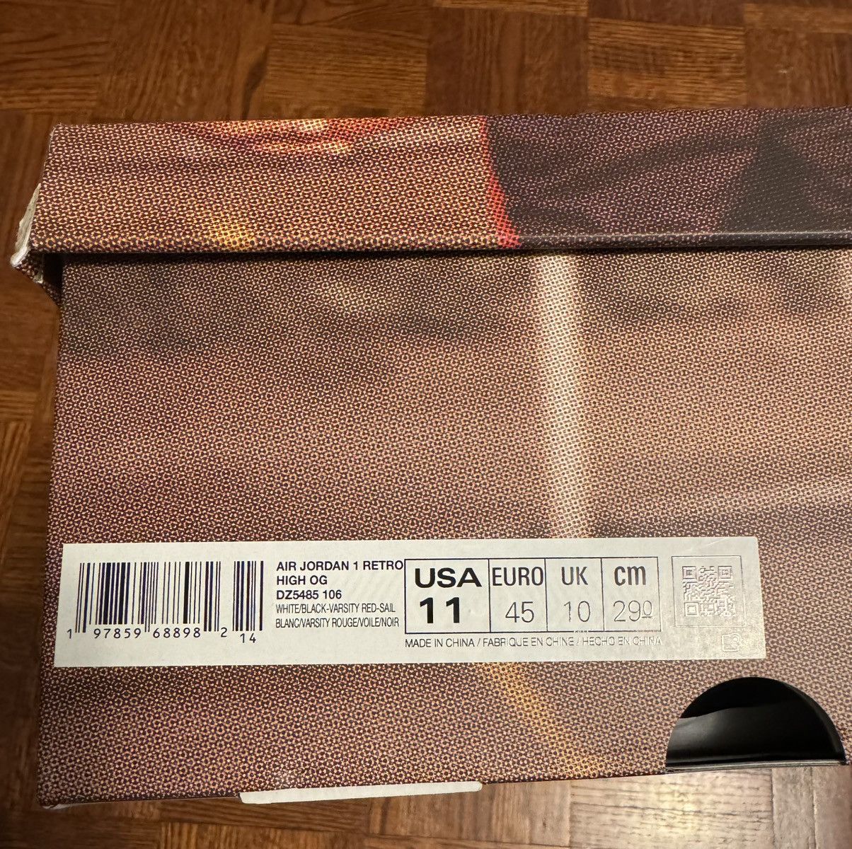 Jordan Brand Jordan 1 Retro High OG Black Toe Reimagined Size US 11 / EU 44 - 7 Thumbnail