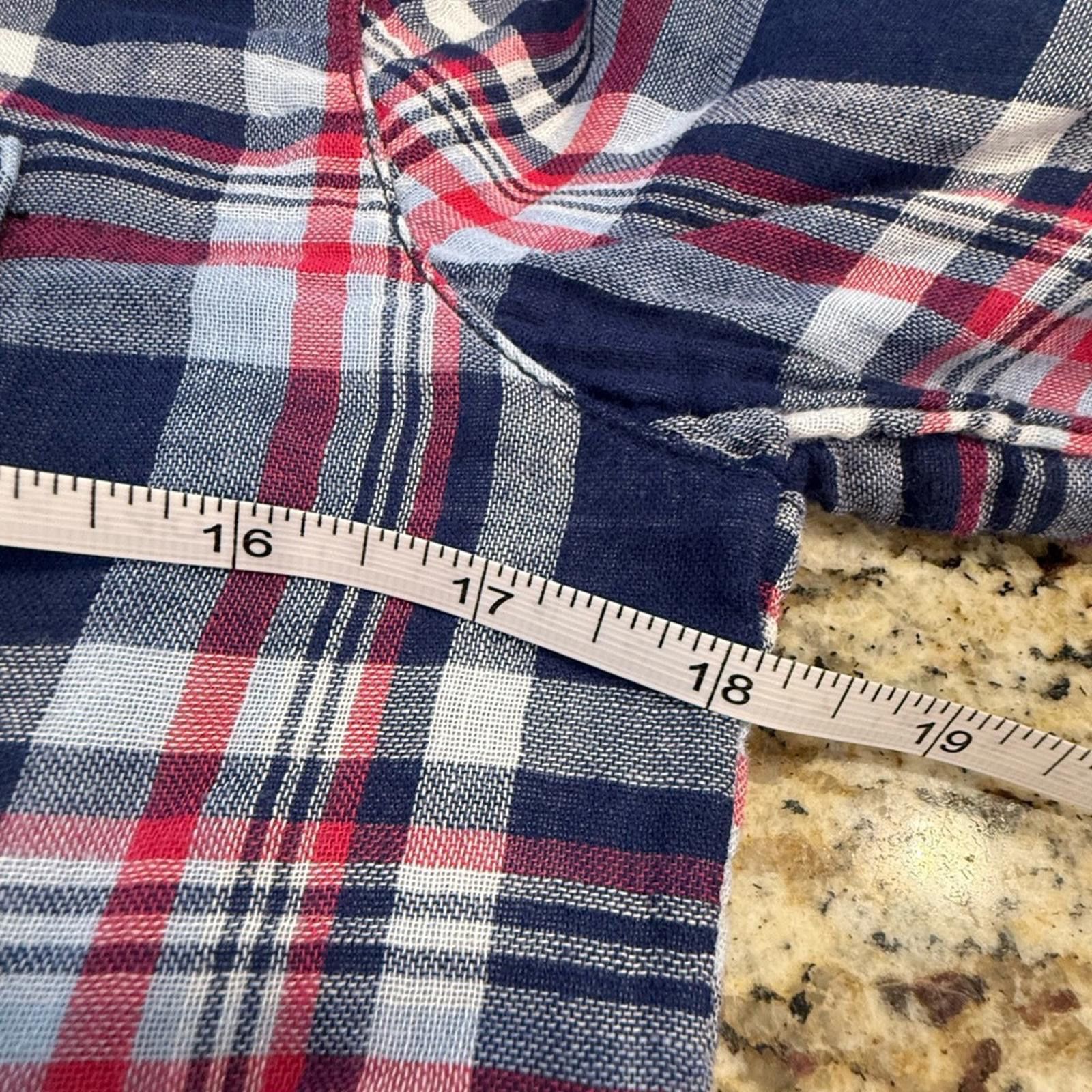 Other Allison Joy double sided plaid button up top SZ XS Size XS / US 0-2 / IT 36-38 - 8 Thumbnail