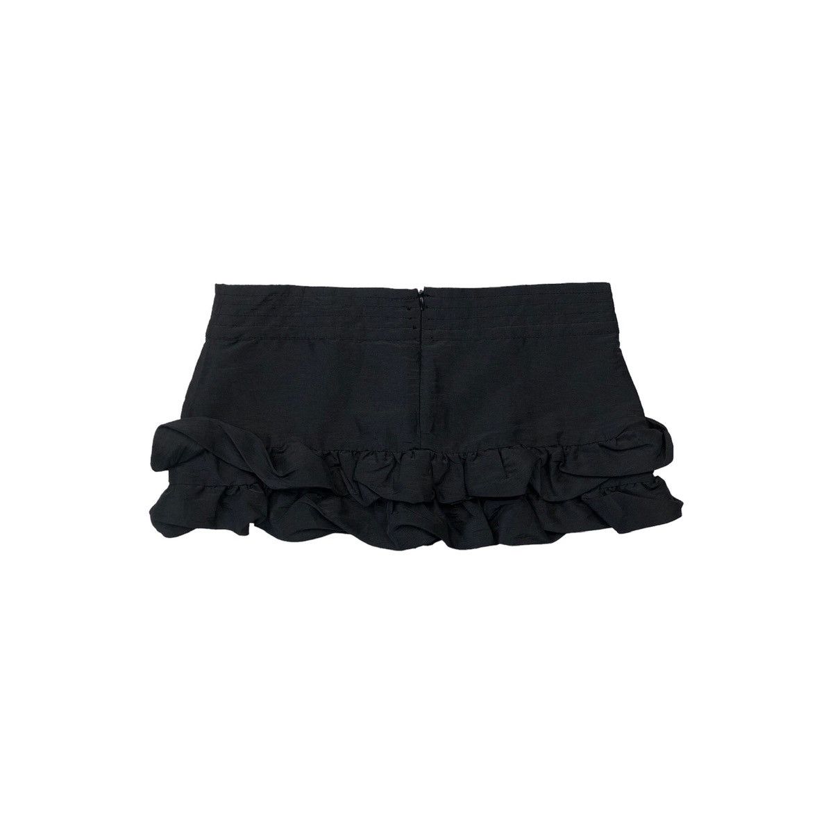 Designer × Japanese Brand Murua Black Micro Mini Skirt Size 30" / US 8 / IT 44 - 1 Thumbnail