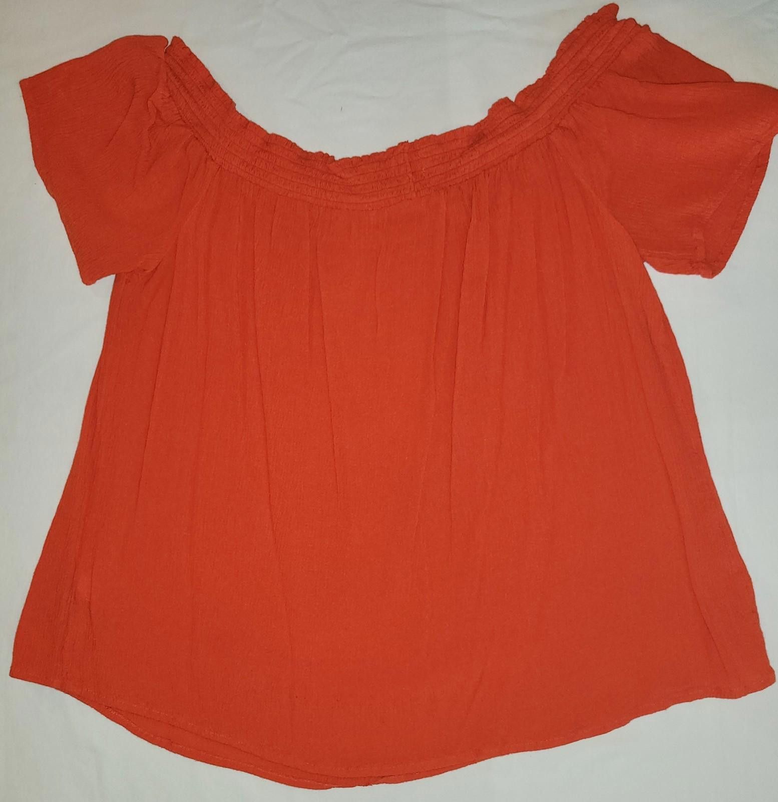 Old Navy Old Navy women's XL orange short sleeve blouse Size XL / US 12-14 / IT 48-50 - 3 Thumbnail