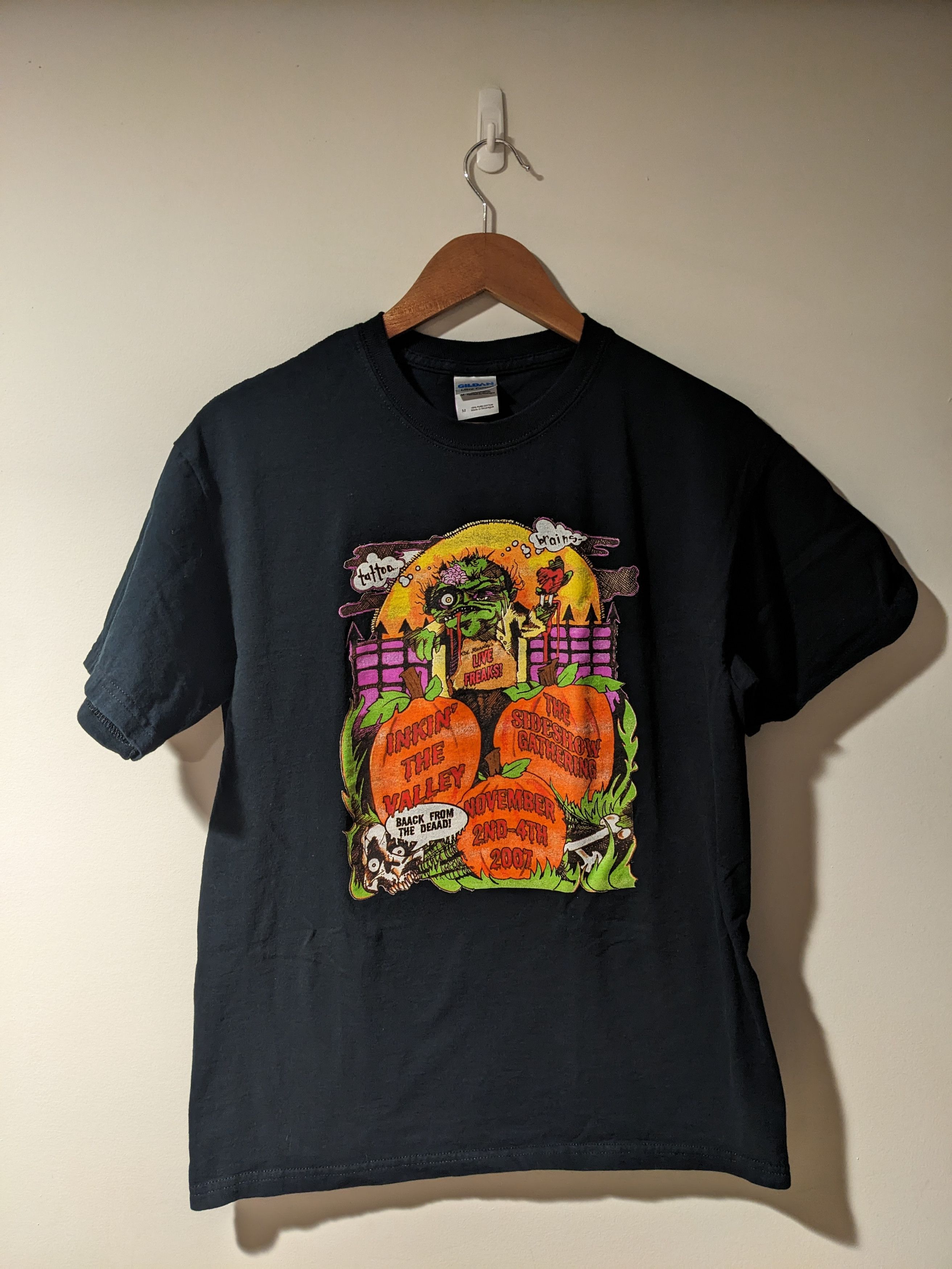 Vintage Vintage 2007 Tattoo Zombie Brains Horror Miami Ink T-Shirt Size US M / EU 48-50 / 2 - 1 Thumbnail