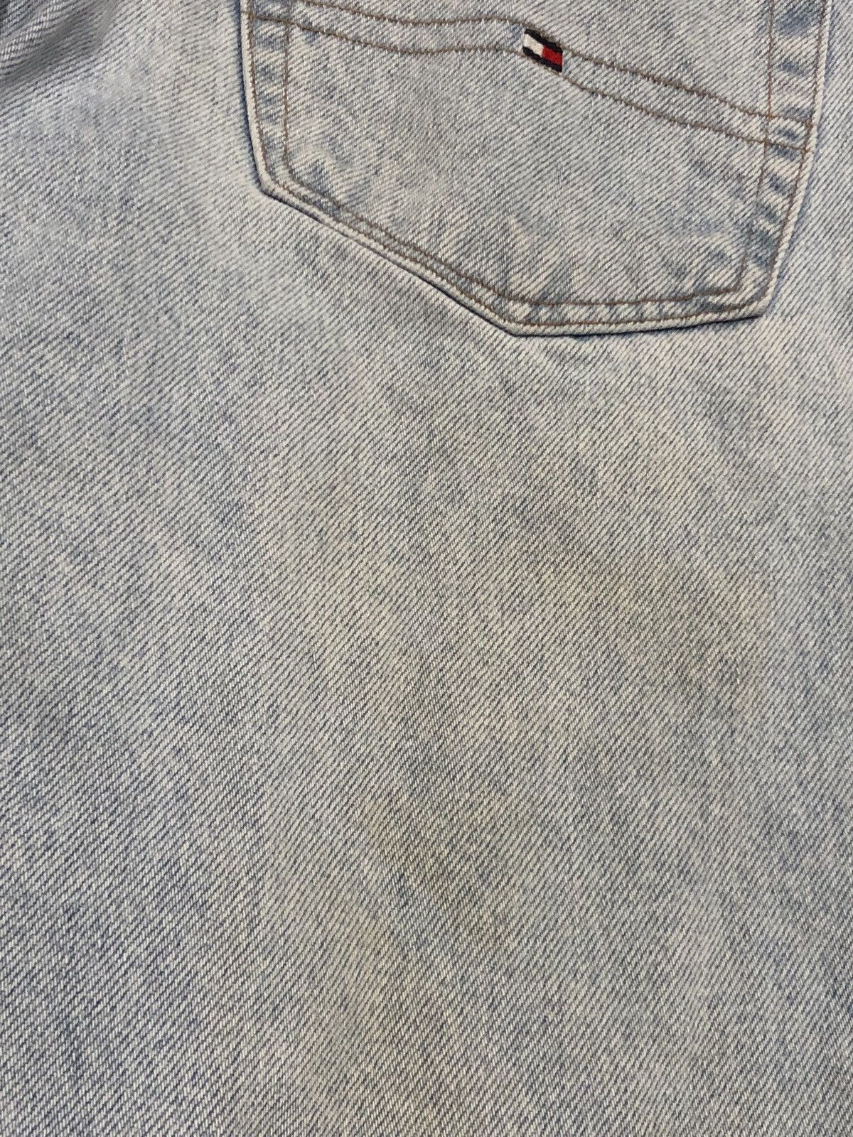 Tommy Hilfiger Vtg 90s Tommy Hilfiger Big Flag Jeans Size 36" / US 14 / IT 50 - 4 Thumbnail