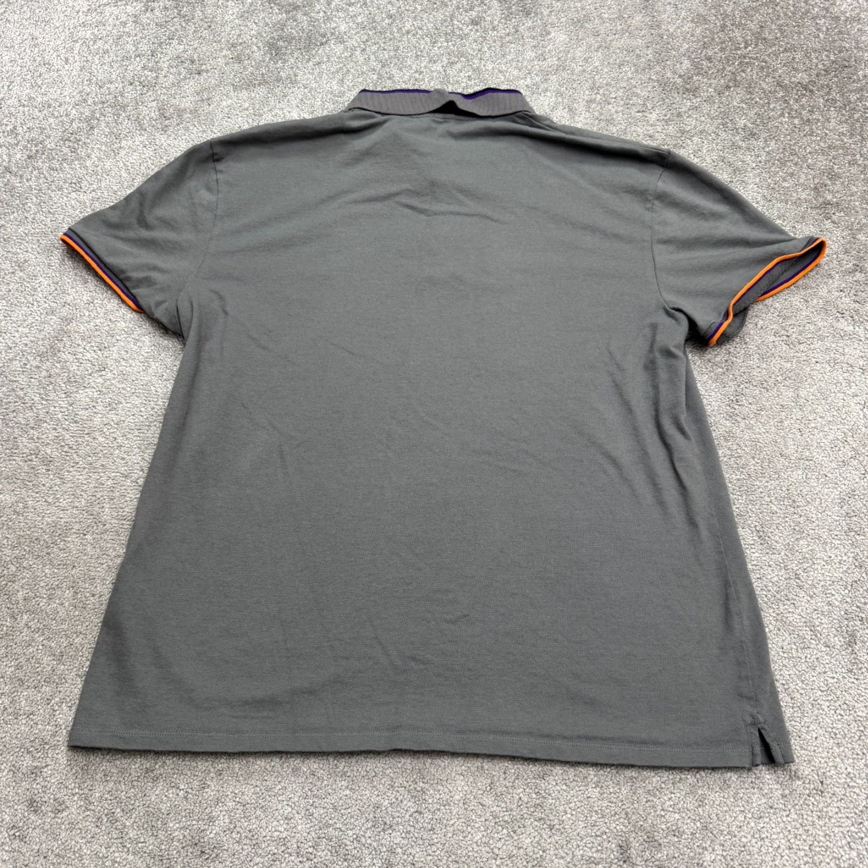 Vintage VINTAGE (no) Elie Tahari Cotton Tipped Polo Shirt Mens 2XL Gray Short Sleeve Casual Preppy Size US XXL / EU 58 / 5 - 2 Thumbnail