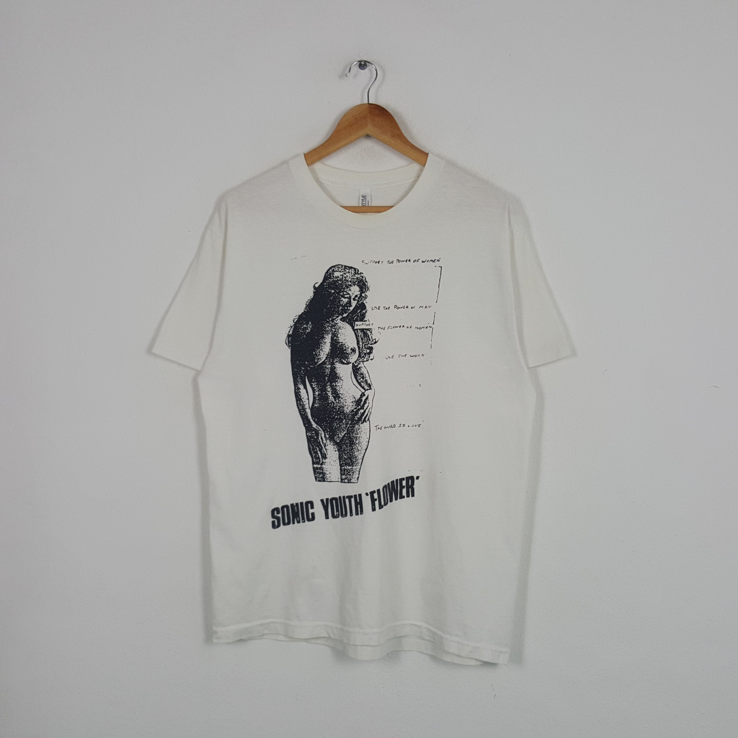 Band Tees × Vintage Vintage Sonic Youth Flower America 90s