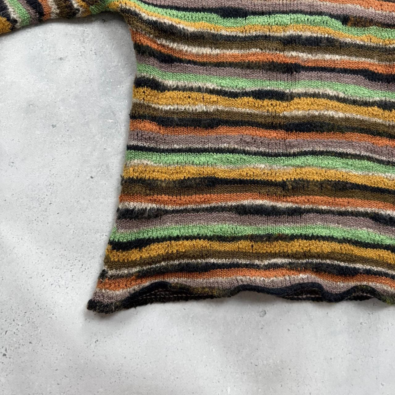Missoni Missoni Sport Wool Blend Striped Turtleneck Knit Pullover 44 Size M / US 6-8 / IT 42-44 - 21 Thumbnail