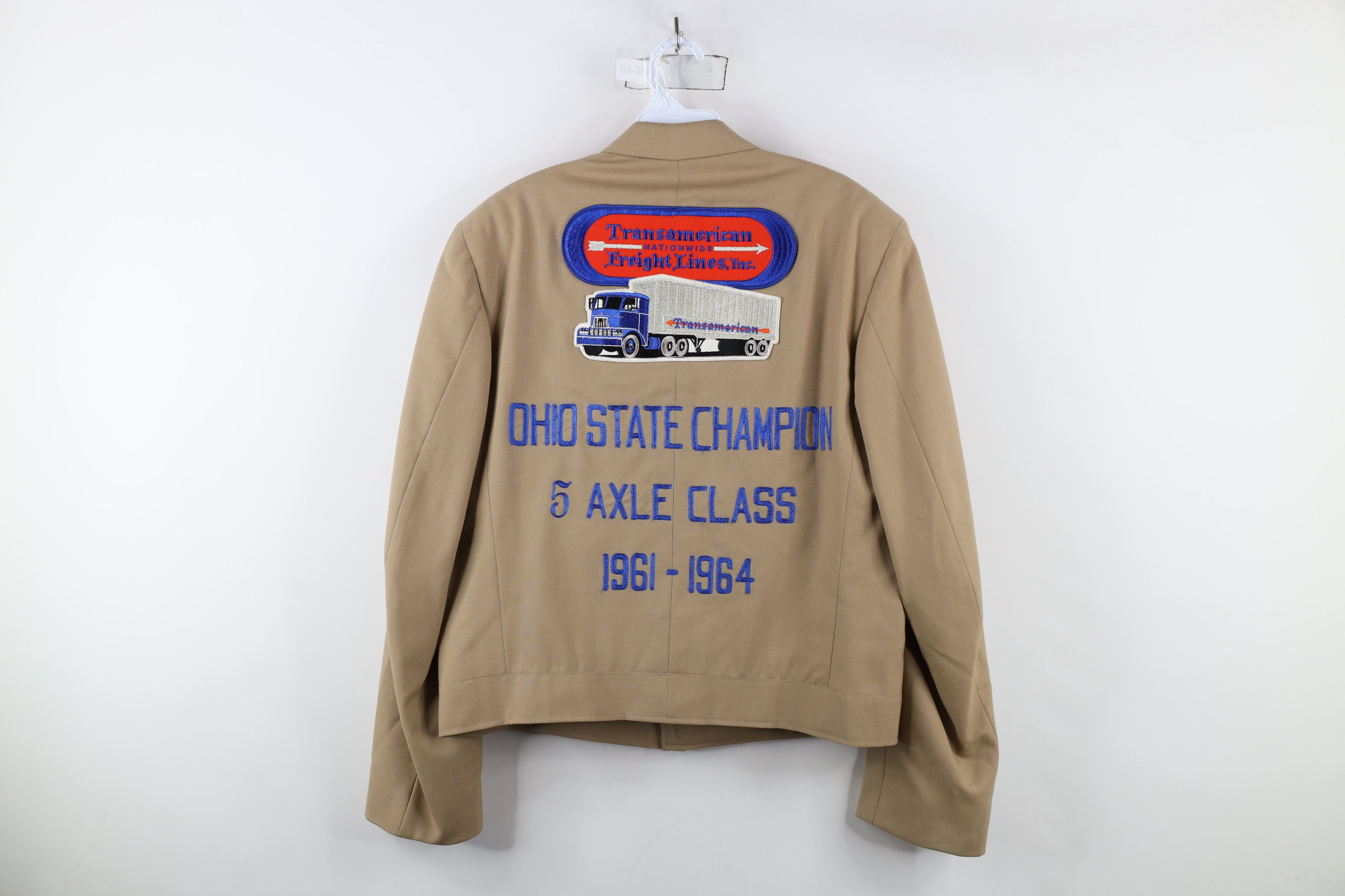 Vintage Vintage 60s 5 Axle Class Ohio State Champ Trucker Jacket Size US L / EU 52-54 / 3 - 14 Thumbnail