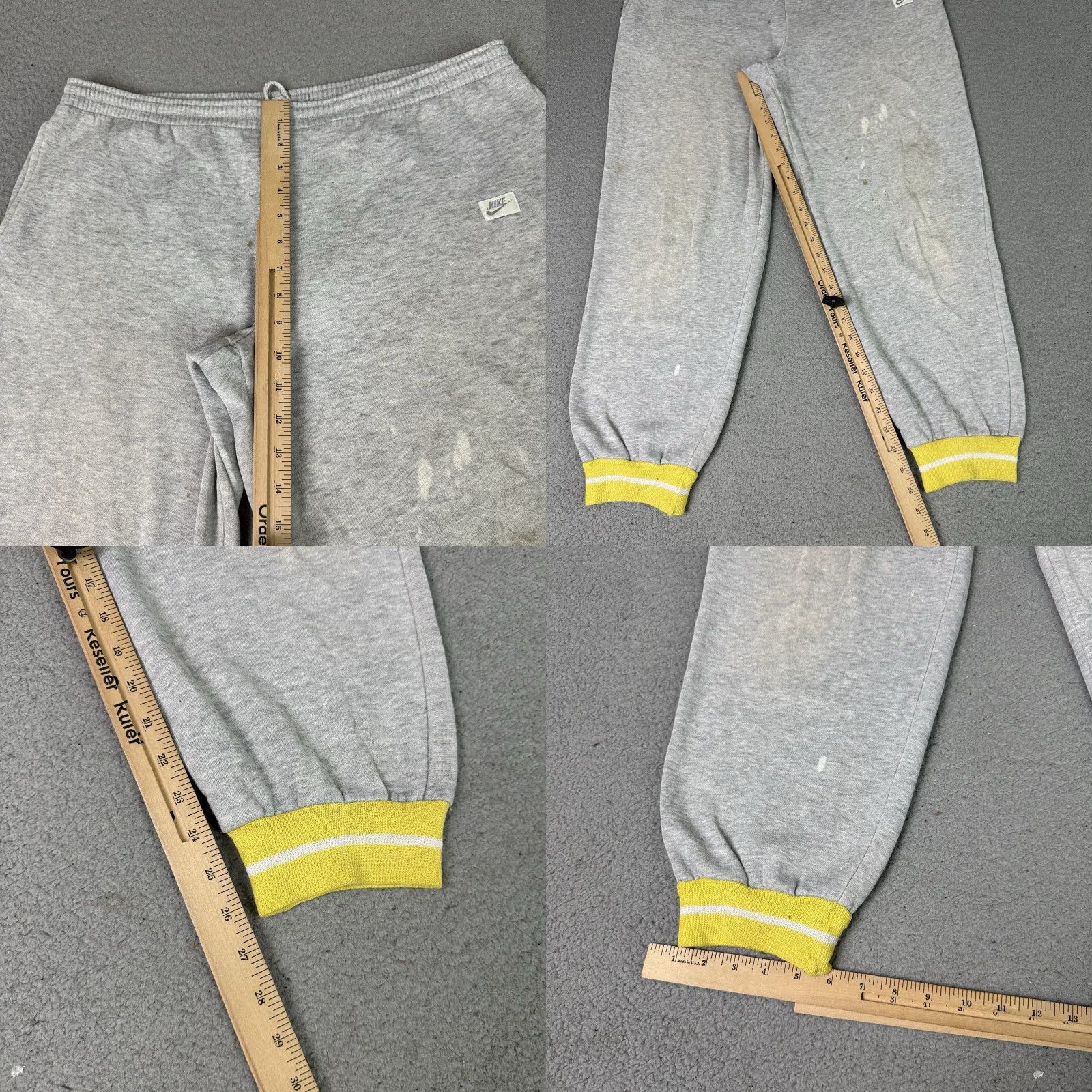 Nike VINTAGE Nike Sweatpants Mens XL Gray SWOOSH Logo Joggers Athletic Sports Pants Size US 36 / EU 52 - 10 Thumbnail