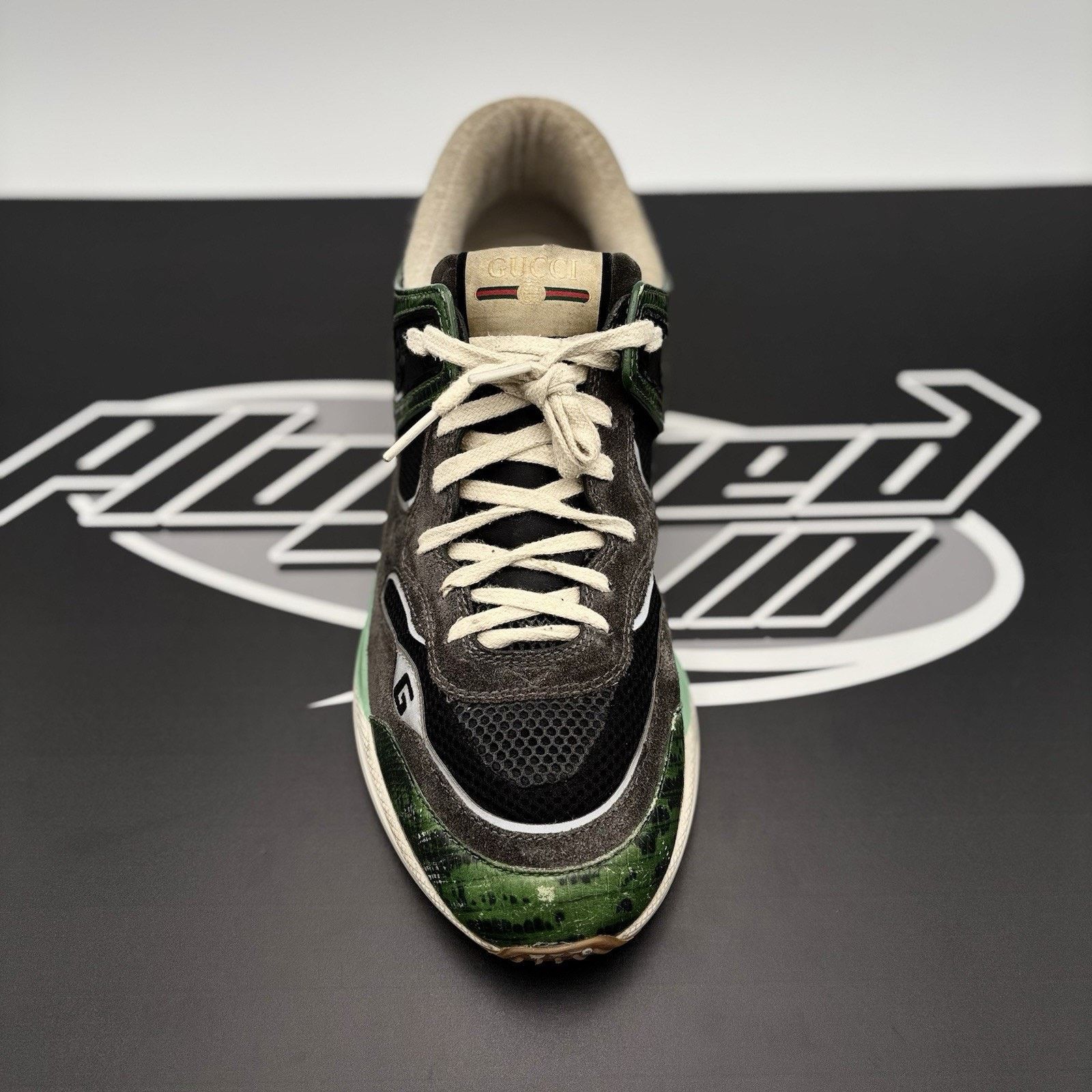 Gucci Gucci Ultrapace ' Green Tejus Printed ' | GOOD CONDITION! Size US 10.5 / EU 43-44 - 5 Thumbnail
