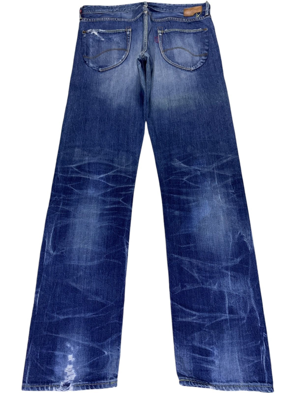 Beauty Beast × Japanese Brand Vintage Japanese Brand Bleached Acid Wash Distressed Jeans Size US 34 / EU 50 - 2 Thumbnail