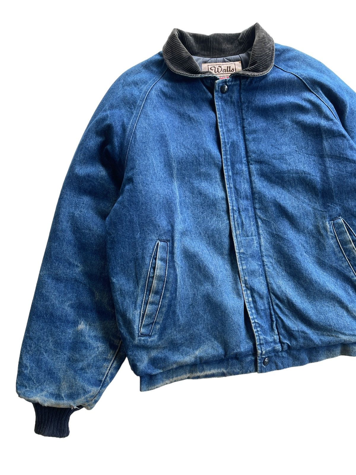 Vintage Vintage 90s Walls Quilted Bomber Jacket Size US M / EU 48-50 / 2 - 8 Thumbnail