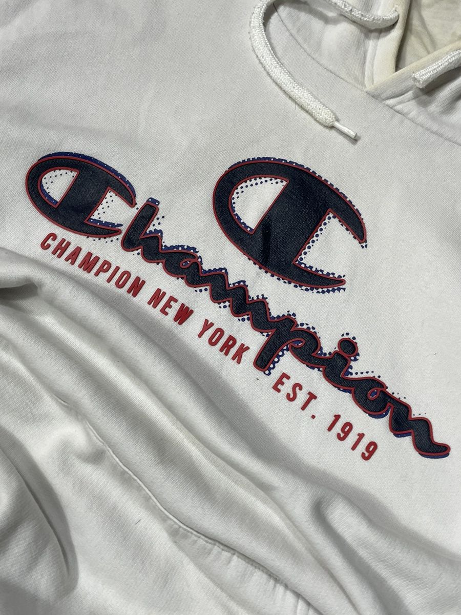 Champion Champion Vintage Y2K Hoodie Spellout Boxy Thick Size US XXL / EU 58 / 5 - 3 Thumbnail