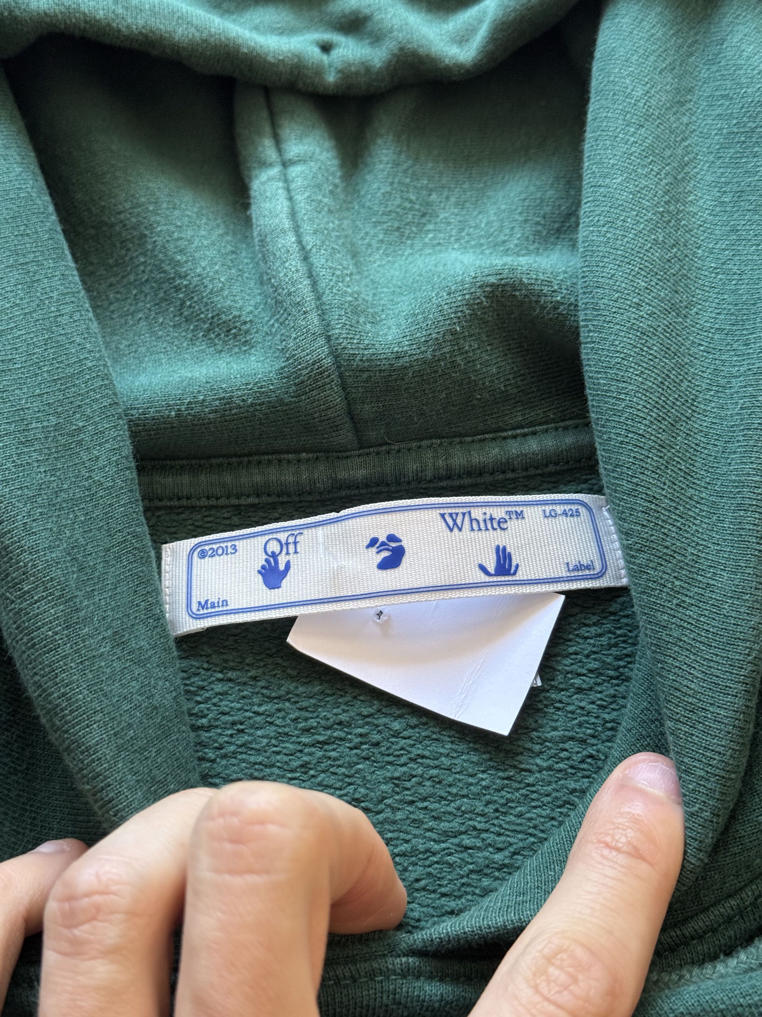 Off-White Off-White Hoodie Caravaggio Painting Hooded Dark Green Size US L / EU 52-54 / 3 - 12 Thumbnail