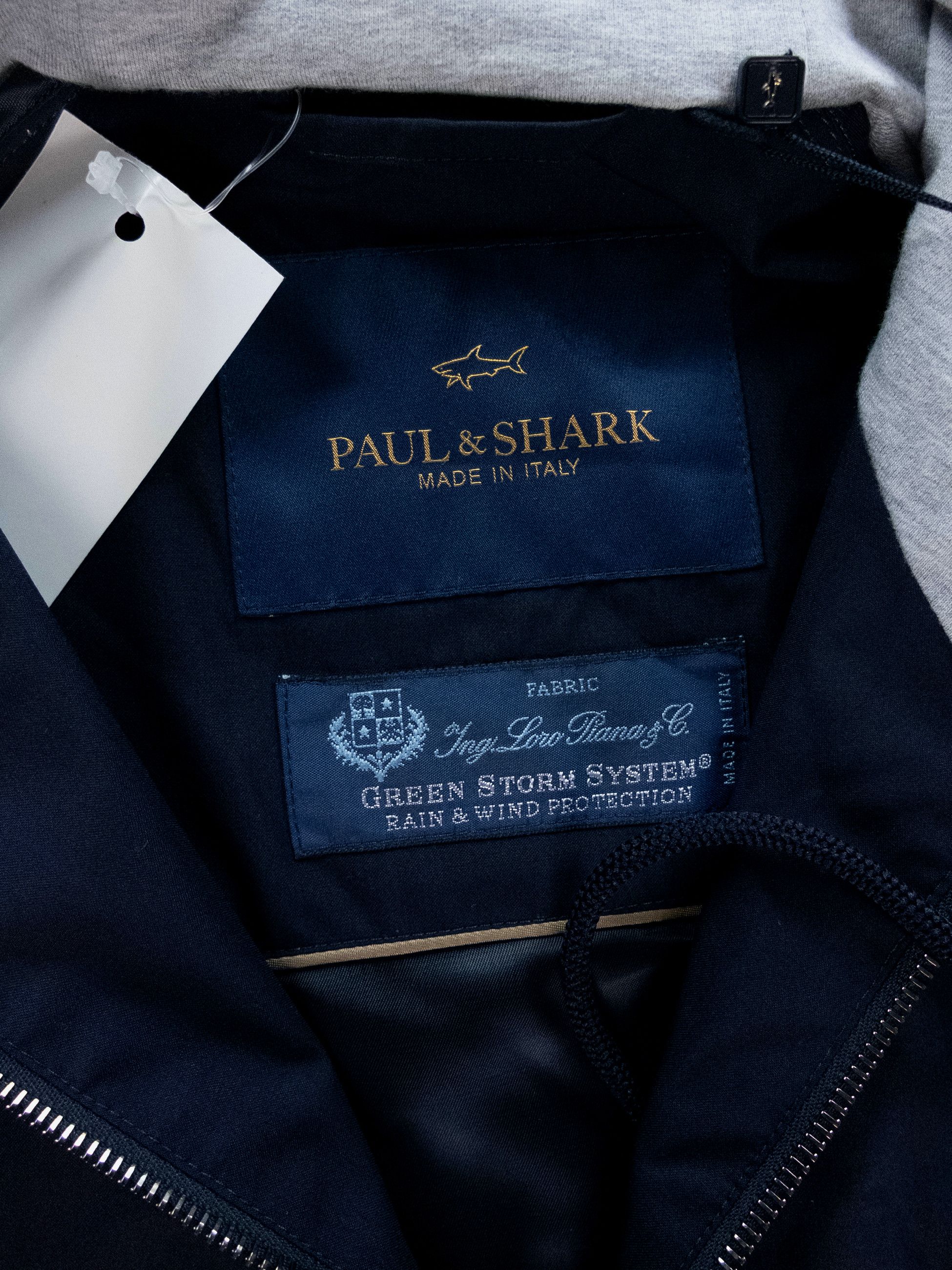 Paul & Shark PAUL & SHARK navy blue paneled hooded casual jacket Large Size US L / EU 52-54 / 3 - 9 Thumbnail