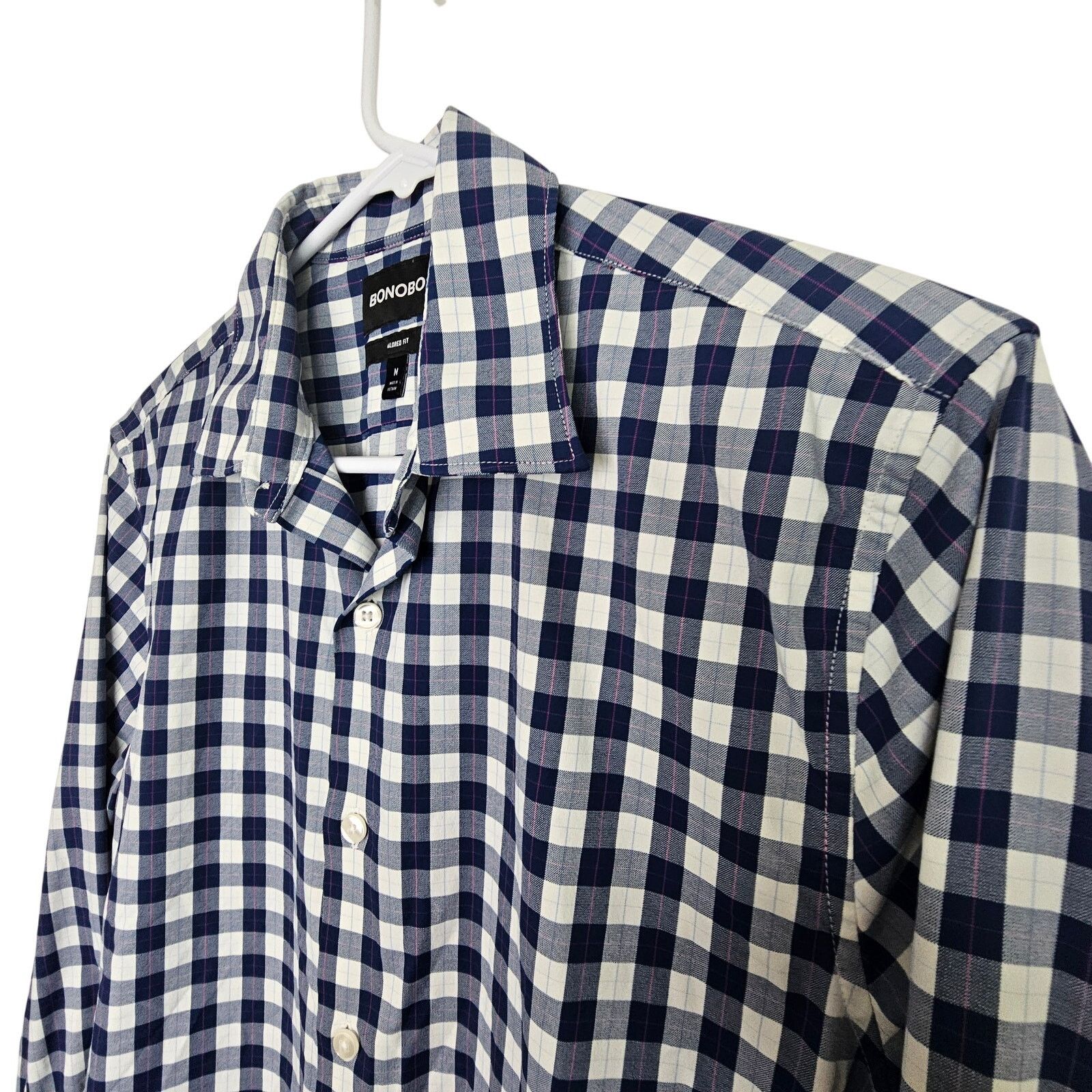Bonobos Bonobos Mens Checker Dress Shirt Sz M Tailored Fit Career Size US M / EU 48-50 / 2 - 5 Thumbnail