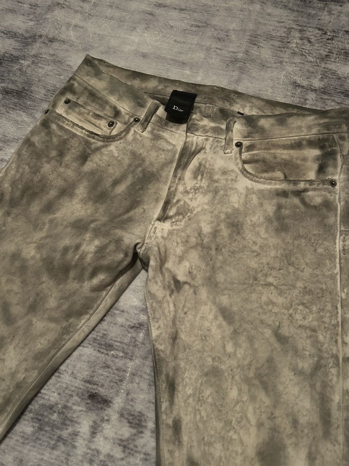 Dior SS06 dior homme dirty snow denim Size US 28 / EU 44 - 5 Thumbnail