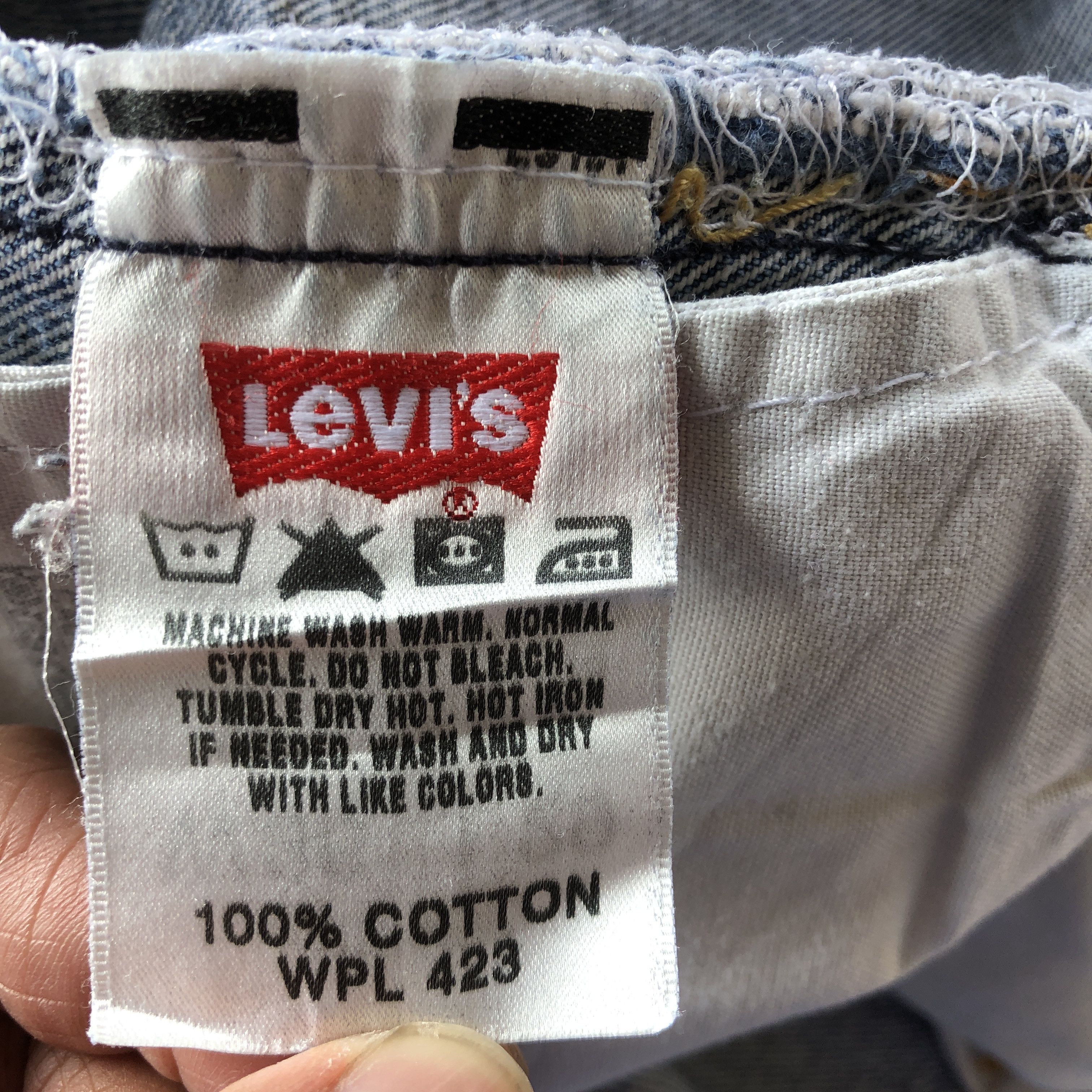 Levi's Vintage 90s Distressed Levis 501 Jeans Levi's Faded Denim Size US 32 / EU 48 - 11 Thumbnail