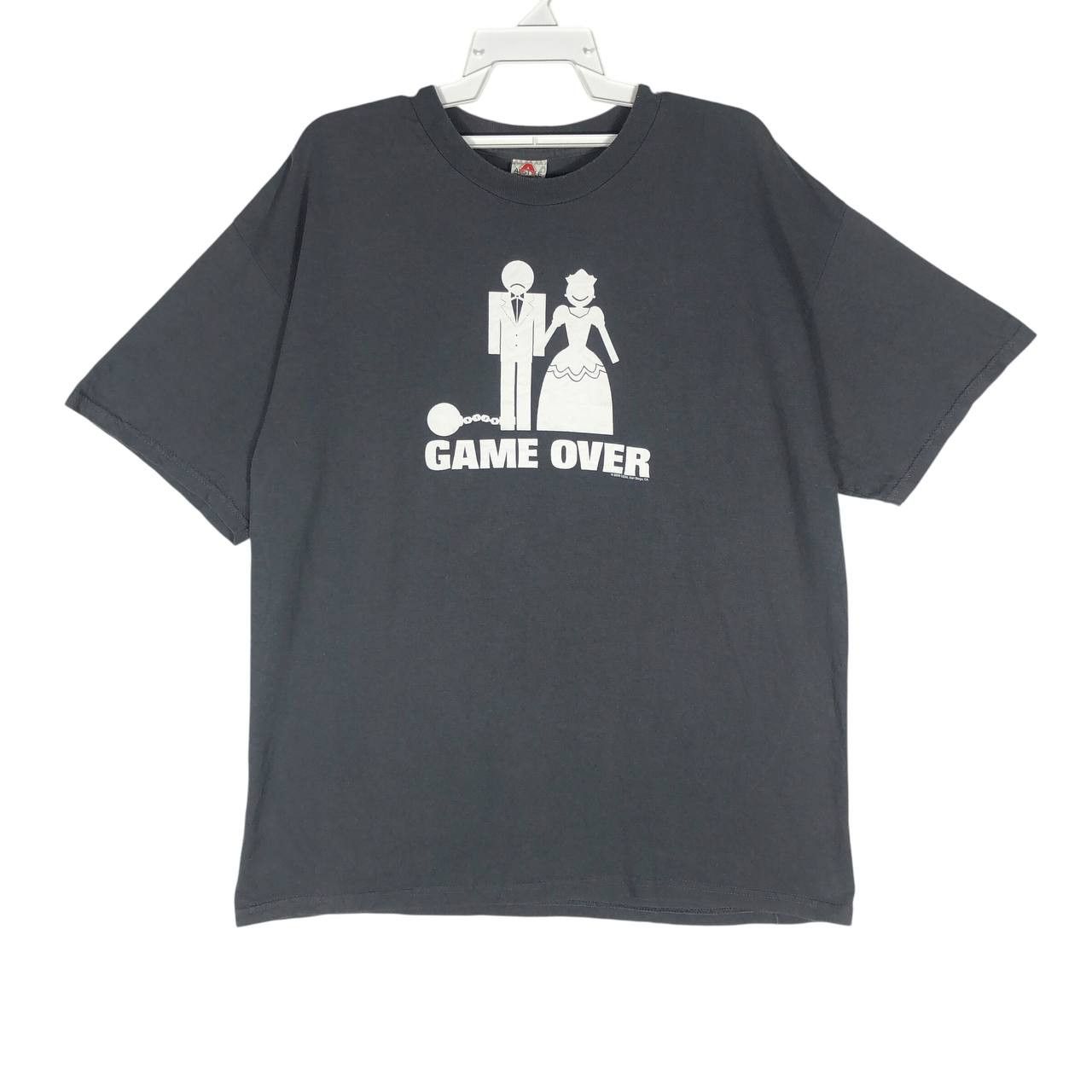 Vintage Vintage Game Over Married T-Shirt Size US XL / EU 56 / 4 - 1 Thumbnail
