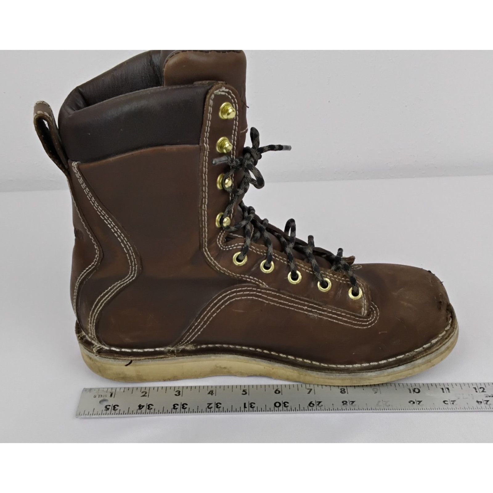 Danner Danner Work Hiking Boots Men's 8.5 Brown Leather Scuffed Size US 8 / EU 41 - 12 Thumbnail