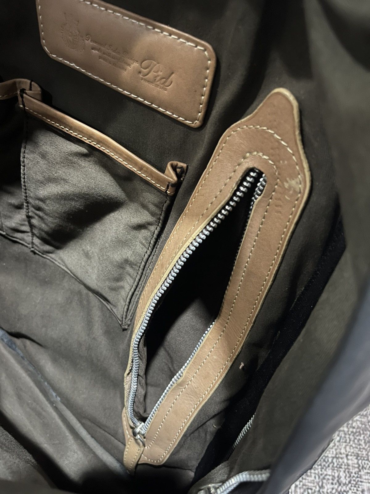 Japanese Brand Authentic Brand P.i.d Leather Backpack Size ONE SIZE - 10 Thumbnail