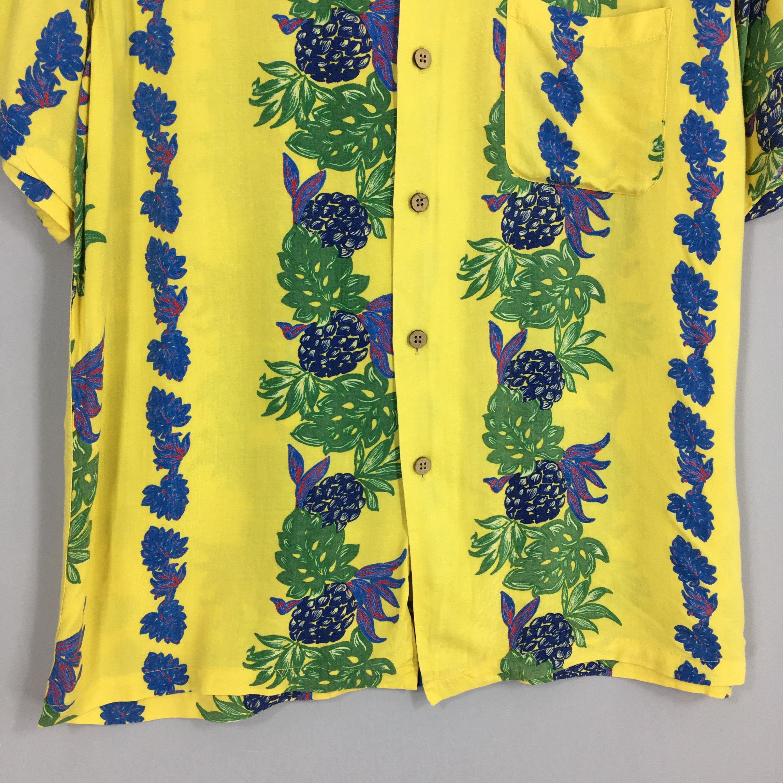Other Vintage Aloha Floral Tropical Pineapples Hawaii Shirt Large Size US L / EU 52-54 / 3 - 4 Thumbnail