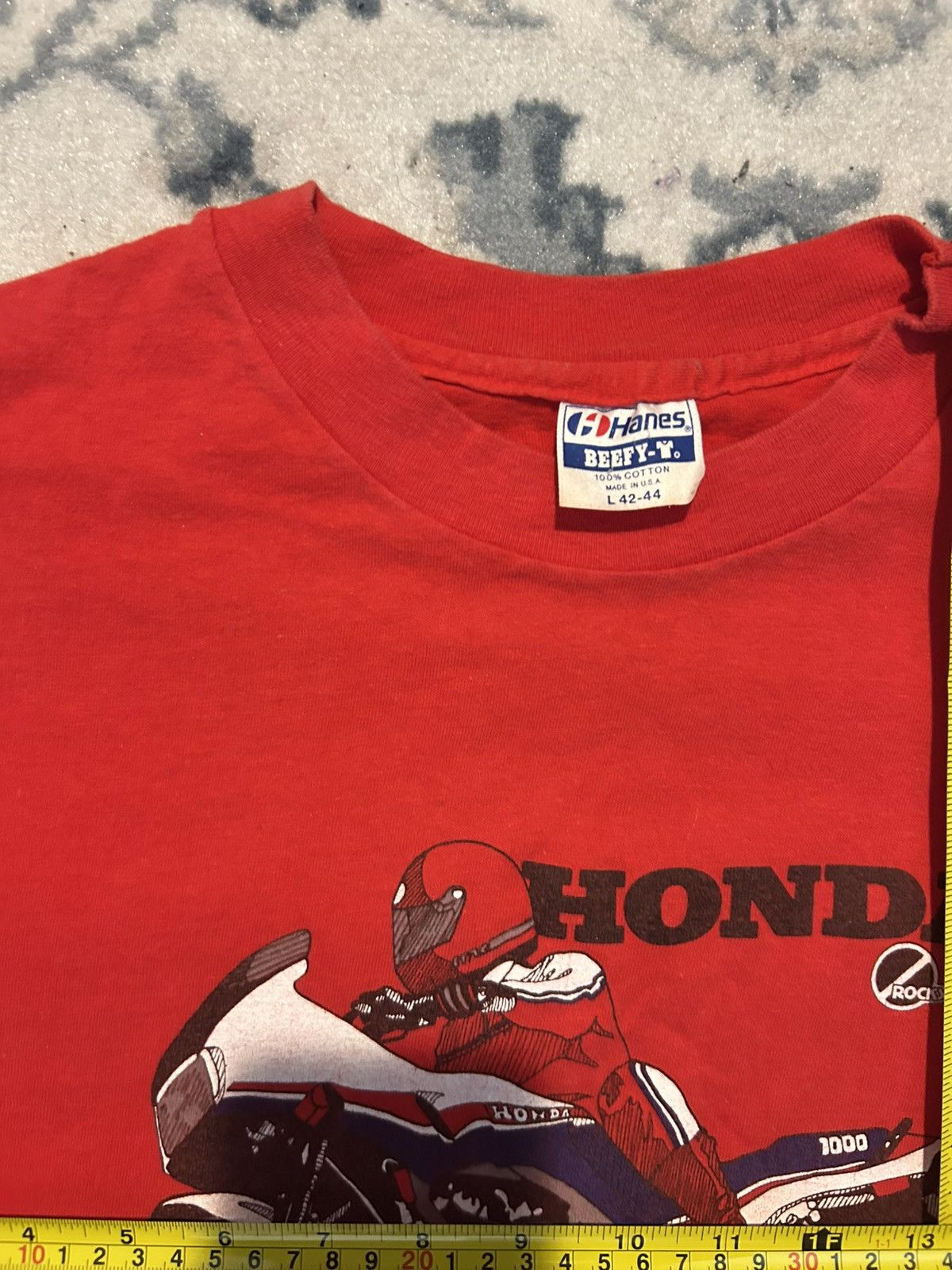 Vintage Vintage 1984 Honda Motorcycle Red size medium Size US M / EU 48-50 / 2 - 5 Thumbnail