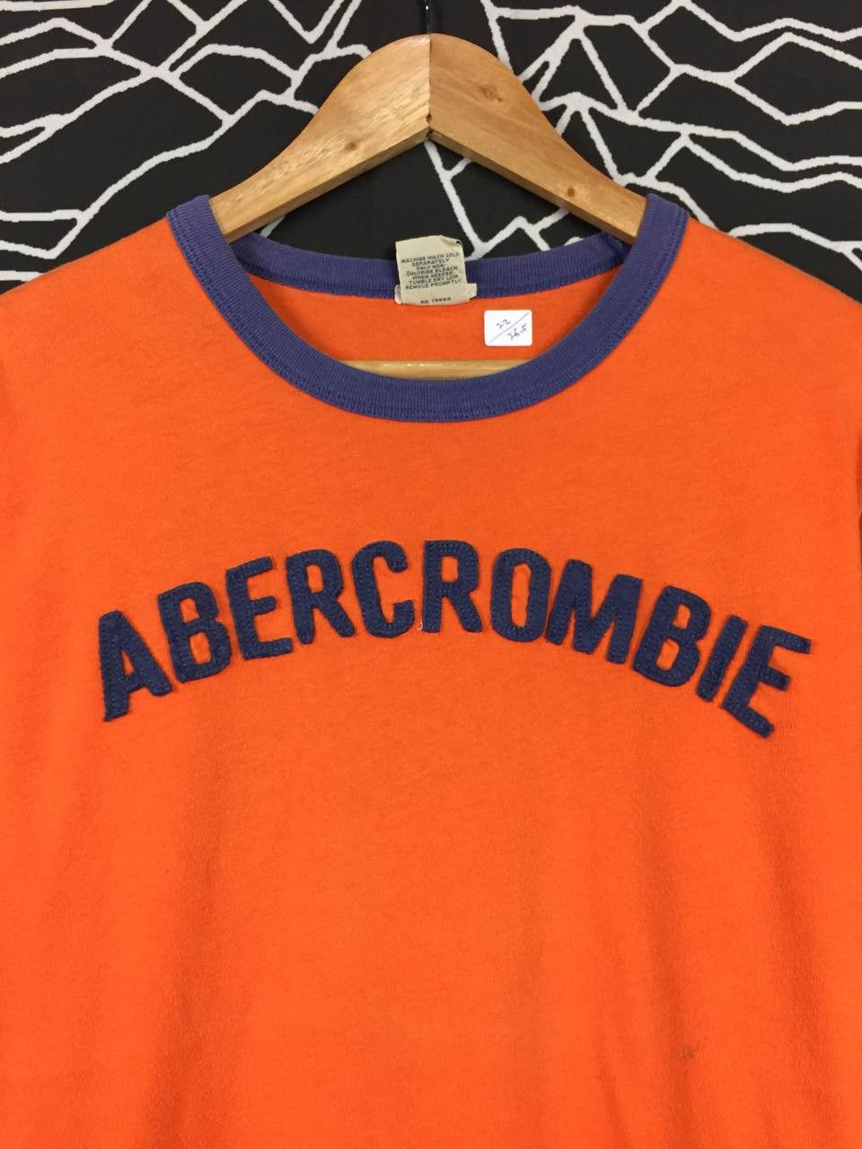 Abercrombie & Fitch Vtg Abercrombie & Fitch Embroidered Logo Ringer Tee Size US XL / EU 56 / 4 - 3 Thumbnail