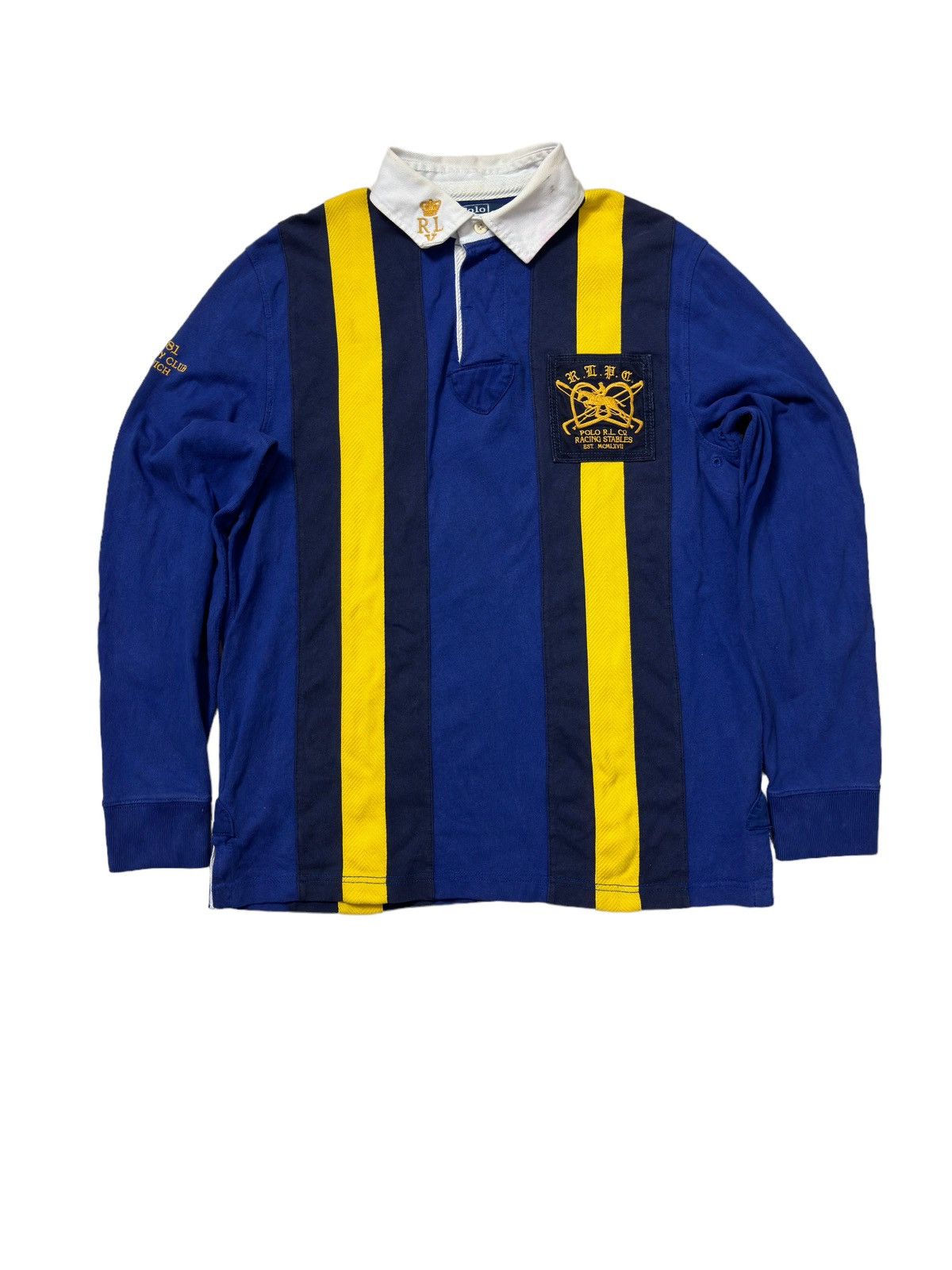 Polo Ralph Lauren × Rugby Ralph Lauren × Vintage Polo Ralph Lauren Rugby 🏉 Size US L / EU 52-54 / 3 - 1 Thumbnail