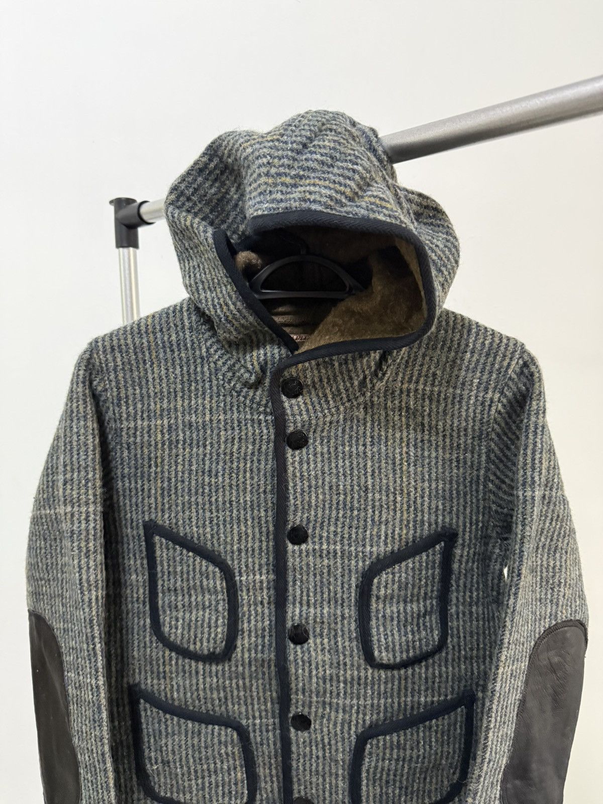 Kapital Kapital Wool-Hemp "Kamp" Hooded Jacket Size US XS / EU 42 / 0 - 2 Thumbnail
