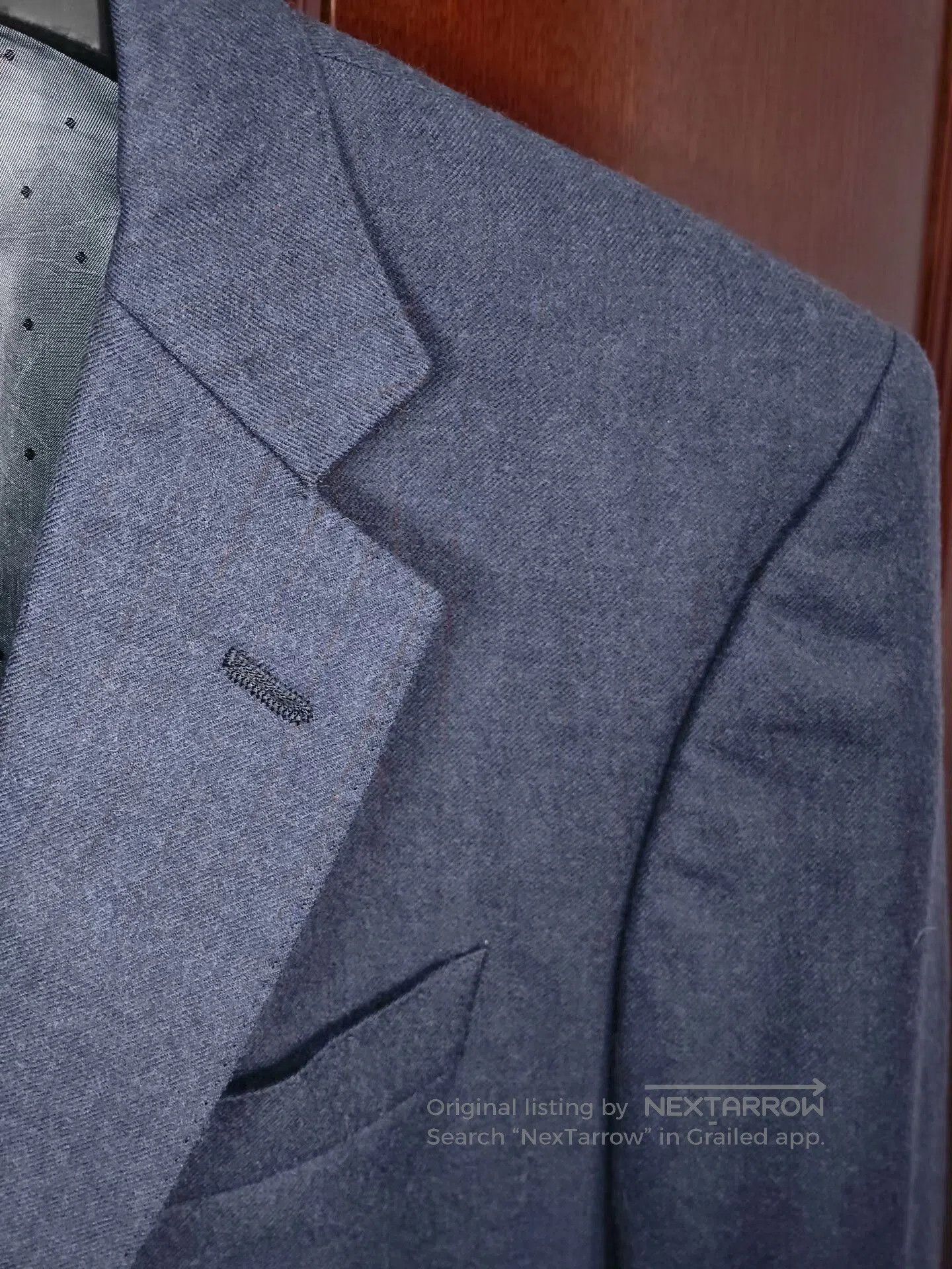 Japanese Brand Dormeuil Wool Half-Lined Custom Suit. Size US M / EU 48-50 / 2 - 2 Thumbnail