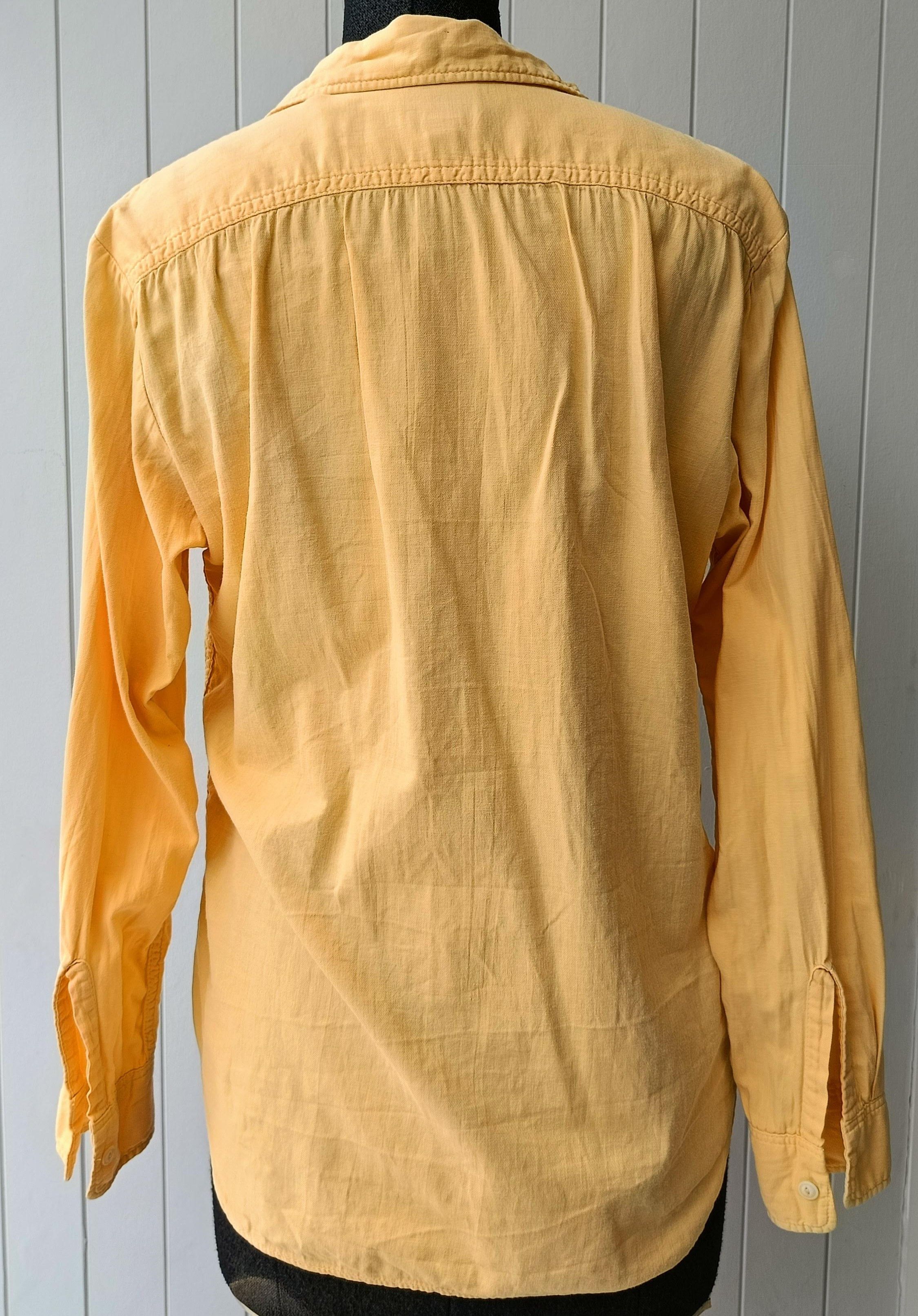 45rpm 45RPM studio by R 90's solid yellow Japan shirt small sz3 Size S / US 4 / IT 40 - 7 Thumbnail
