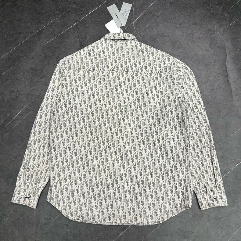 Dior Dior Grey Logo Denim Shirt Jacket-2506 Size US M / EU 48-50 / 2 - 4 Thumbnail