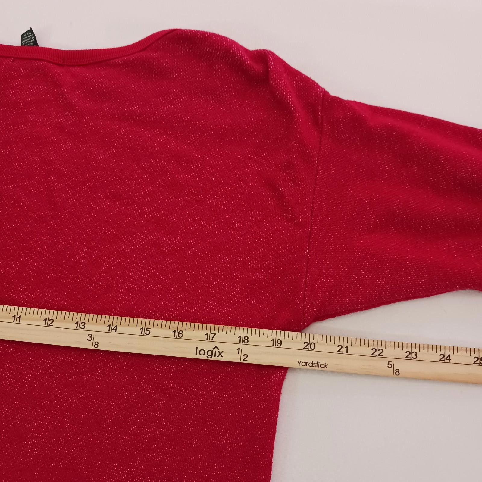 Polo Ralph Lauren LRL Lauren Jeans Ralph Lauren Women's M Red Sweater RN#41381 Size M / US 6-8 / IT 42-44 - 6 Thumbnail
