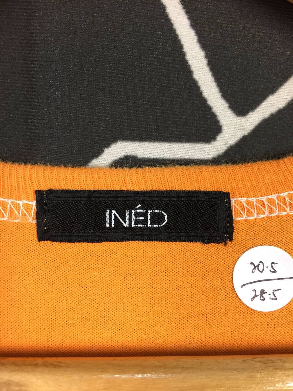 Japanese Brand INED Yohji Yamamoto Minimalist V-Neck Pocket Tee Size US M / EU 48-50 / 2 - 9 Thumbnail