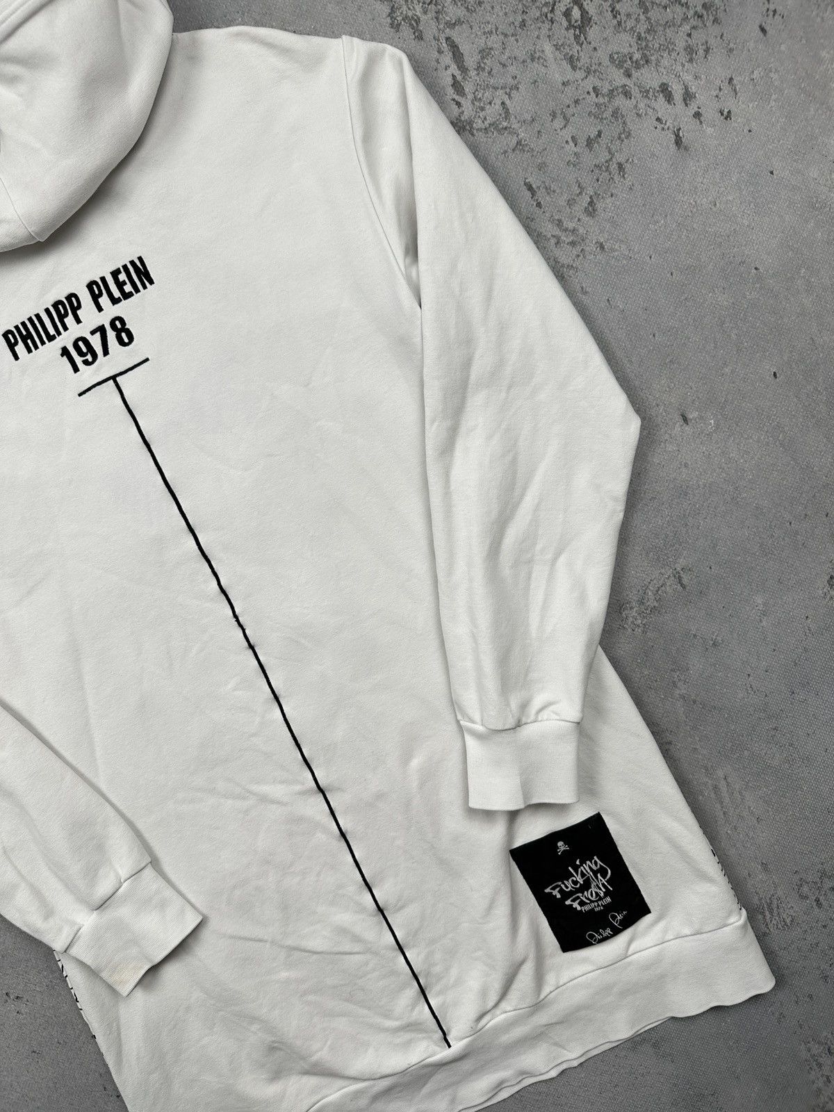 Philipp Plein Philipp Plein Couture White Skull Hoodie Longline Graphic Size US S / EU 44-46 / 1 - 8 Thumbnail