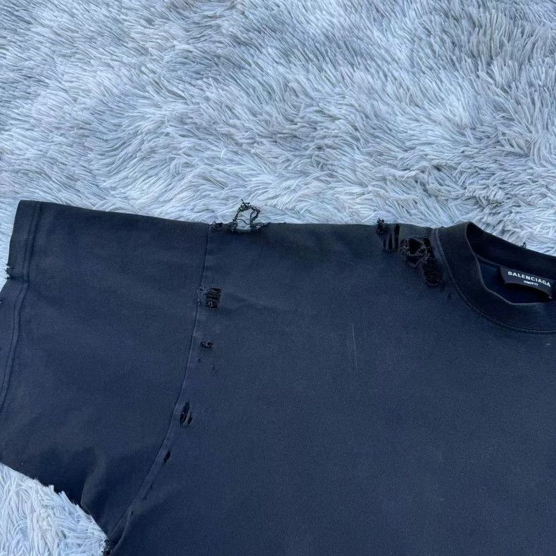 Balenciaga Balenciaga 3 B sports destruction short sleeve 2504-Nextarr Size US S / EU 44-46 / 1 - 4 Thumbnail