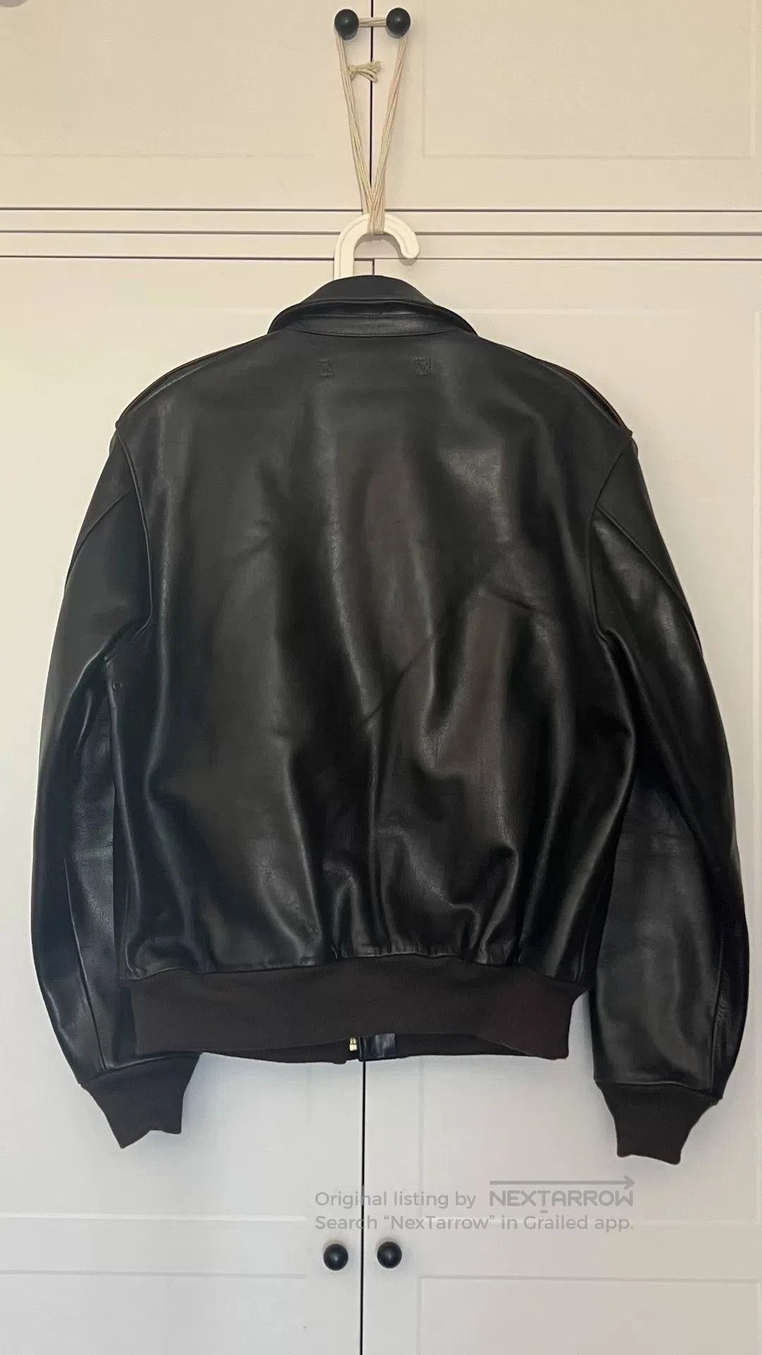 Japanese Brand Black A2 Leather Jacket XL Size. Size US XL / EU 56 / 4 - 7 Thumbnail