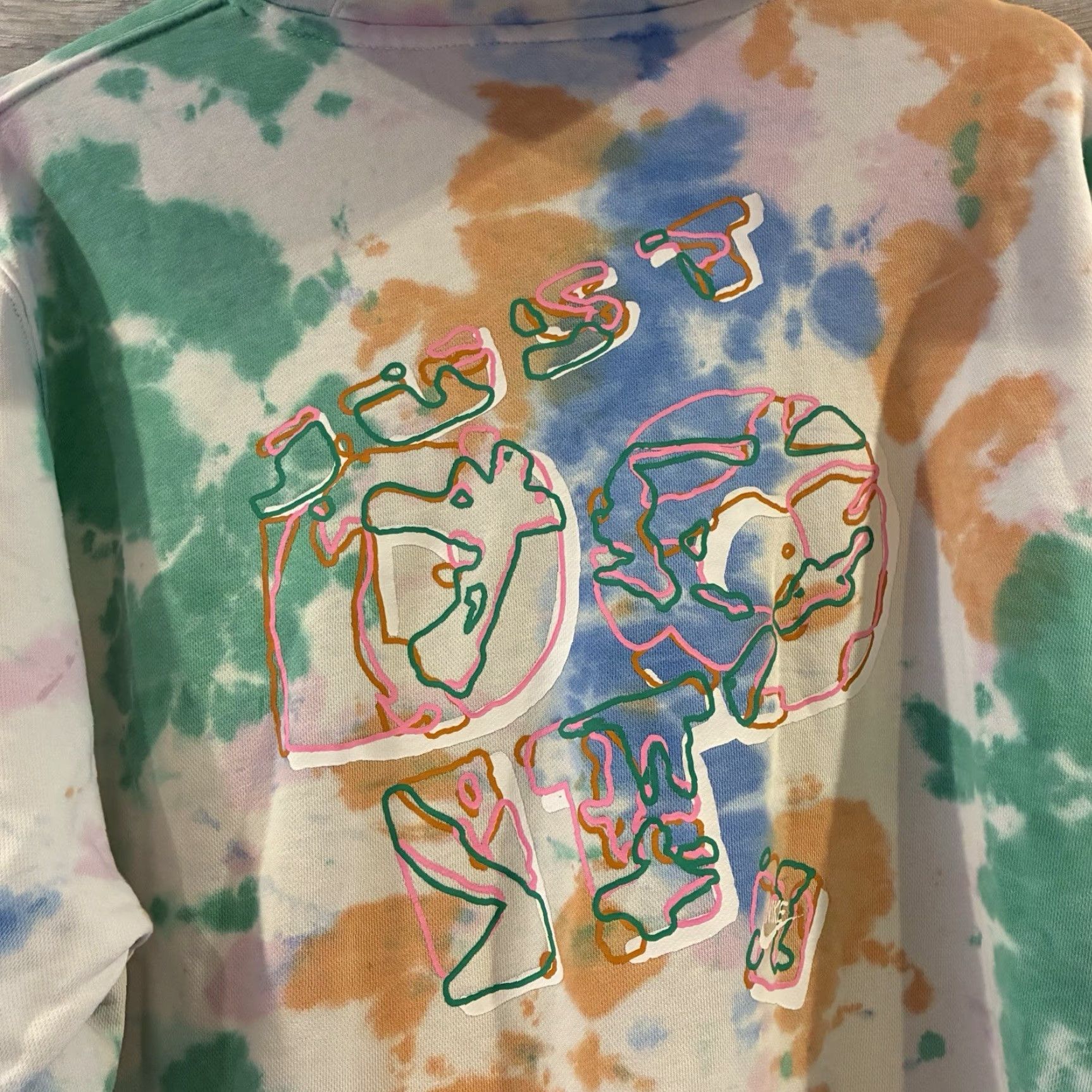 Nike Nike Sportswear Club Fleece Pullover Hoodie Men L Ice-Dye Photo Blue Multicolor Size Large Size US L / EU 52-54 / 3 - 5 Thumbnail