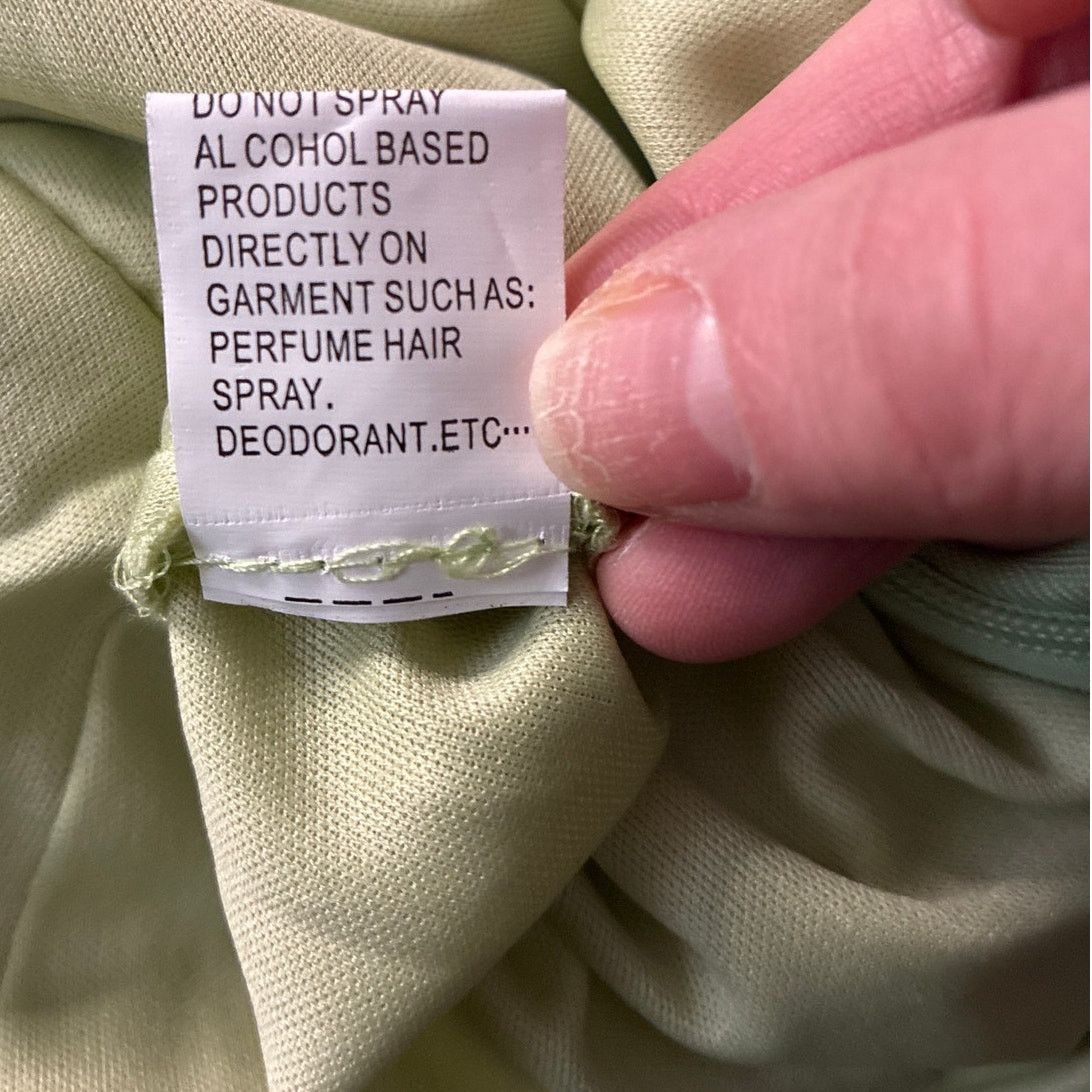 Mac Duggal Ieena for Mac Duggal Lime Green Tiered Mini Dress Size 0 Size XS / US 0-2 / IT 36-38 - 7 Thumbnail