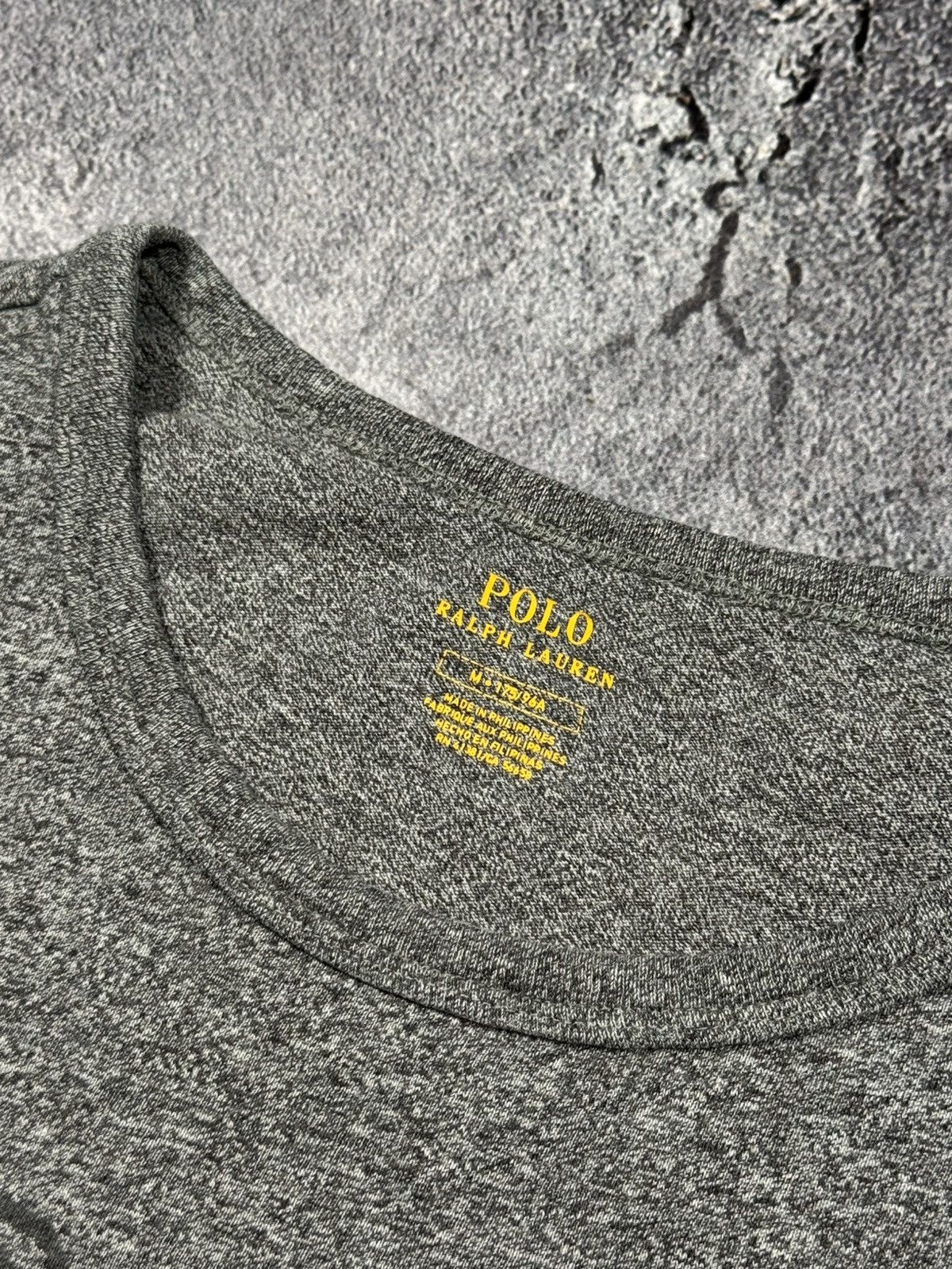 Polo Ralph Lauren Polo Ralph Lauren 67 Football Long Sleeve Tee Heather Grey Size US M / EU 48-50 / 2 - 3 Thumbnail