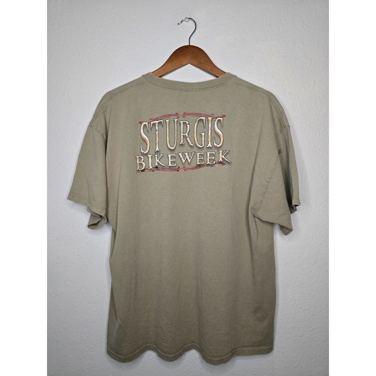 Delta Sturgis 2007 Shirt Bike Week Brown Motorcycle Tee XL Size US L / EU 52-54 / 3 - 8 Thumbnail