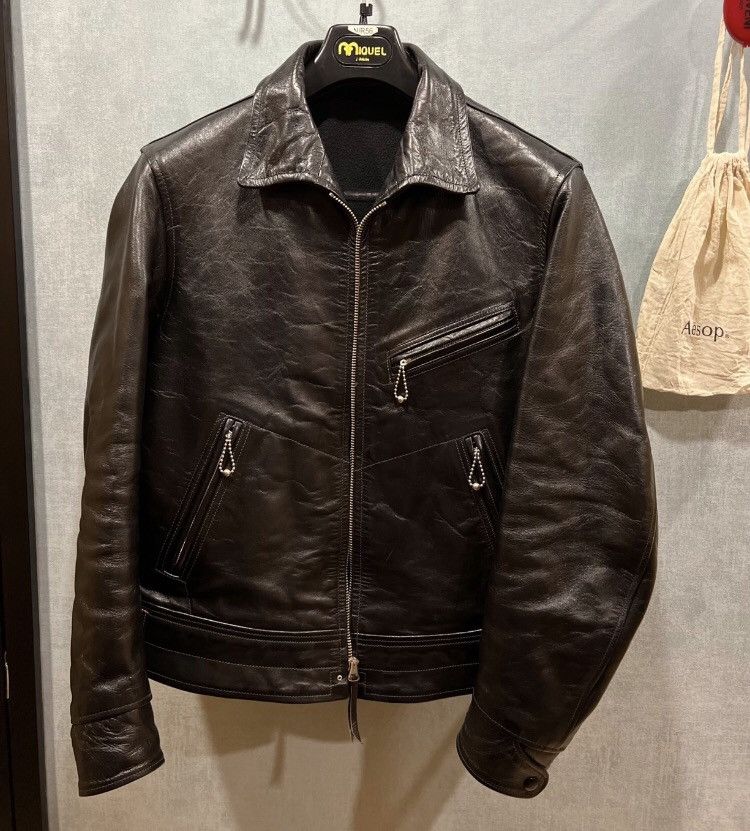 image of Freewheelers Mulholland Road Wooden Box Leather Clothing in Black, Men's (Size Large)