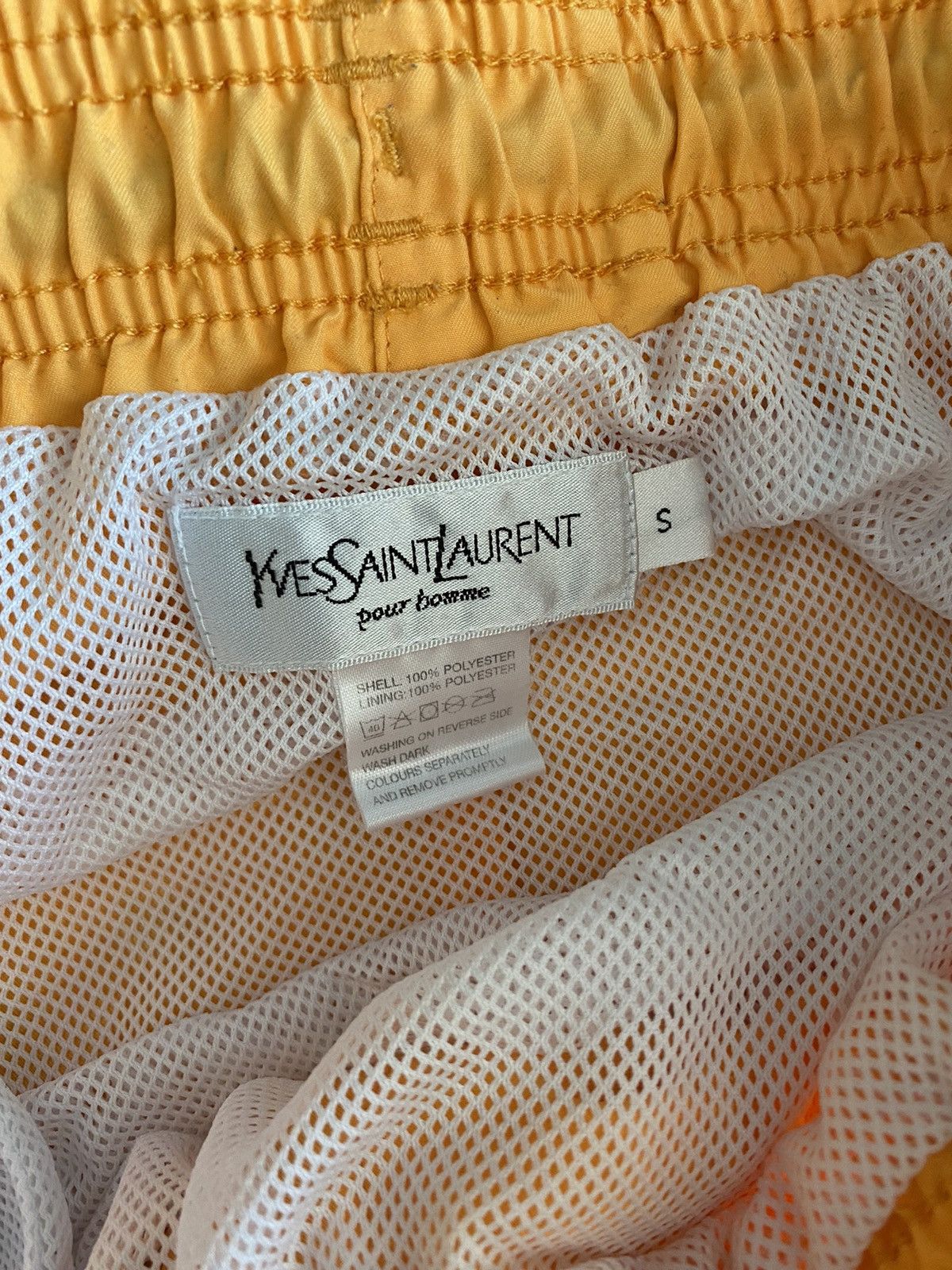 Yves Saint Laurent Yellow YSL Shorts S size Swim Size US 28 / EU 44 - 4 Thumbnail