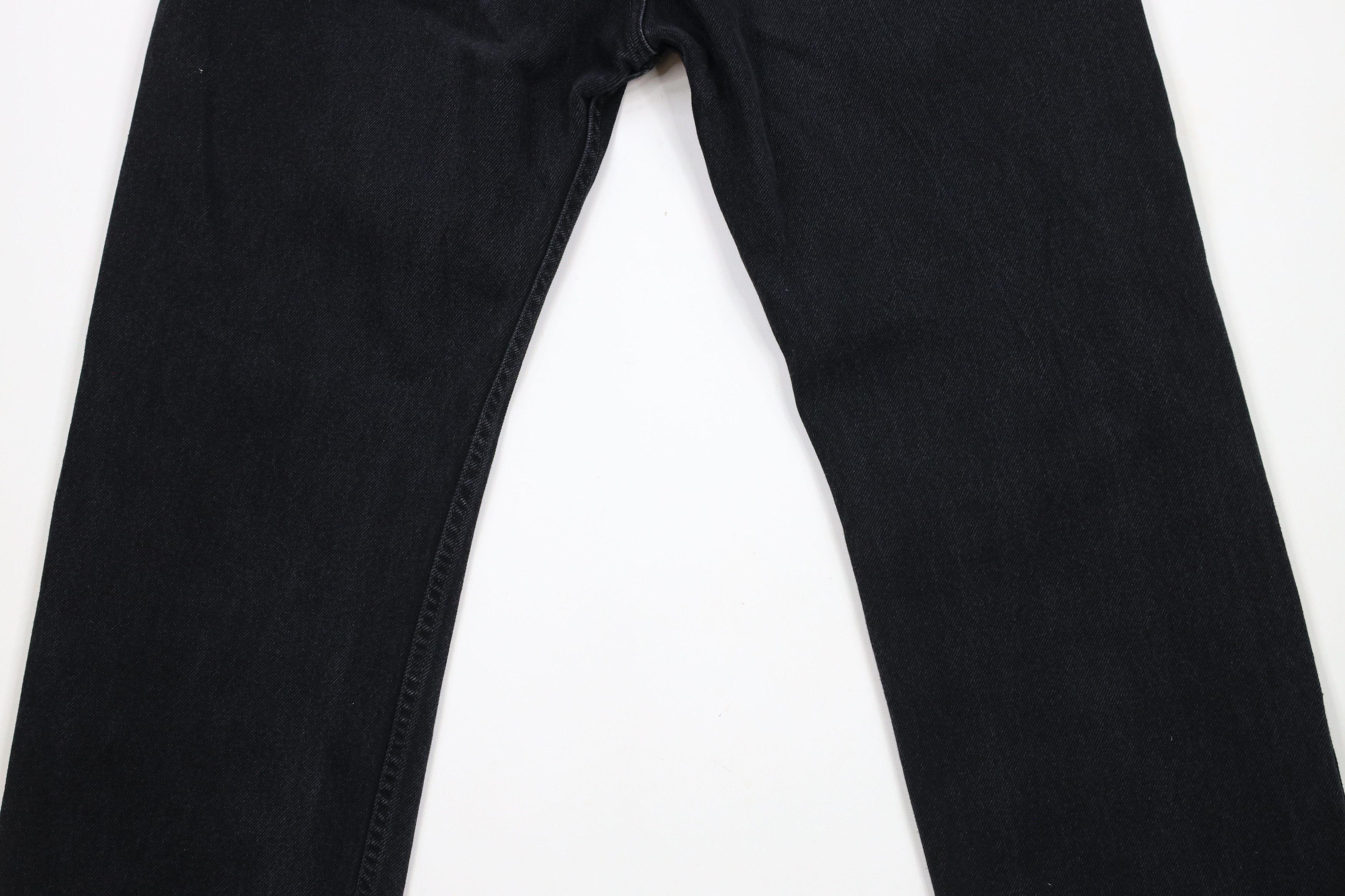 Levi's × Vintage Vintage Y2K Levis 505 Regular Fit Denim Jeans Black Cotton Size US 38 / EU 54 - 10 Thumbnail