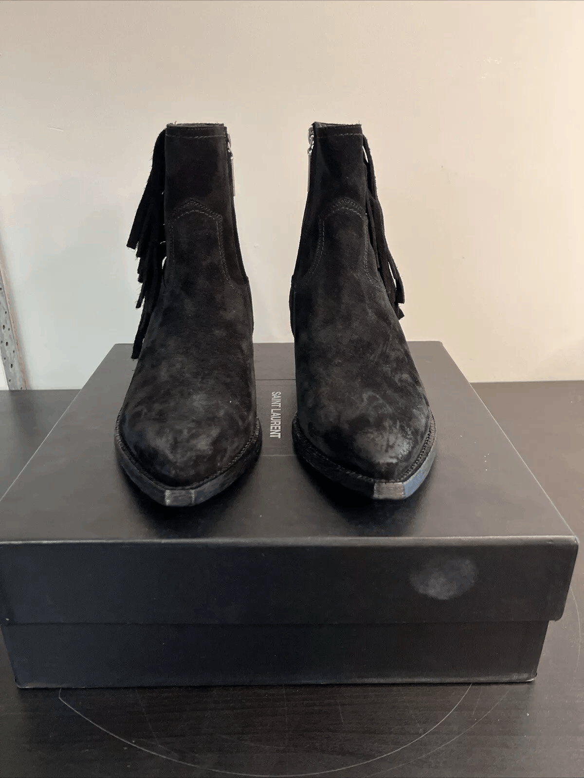 Saint Laurent Paris Saint Laurent Lukas Boots EU 38 RRP £990 Size US 7.5 / IT 37.5 - 2 Thumbnail