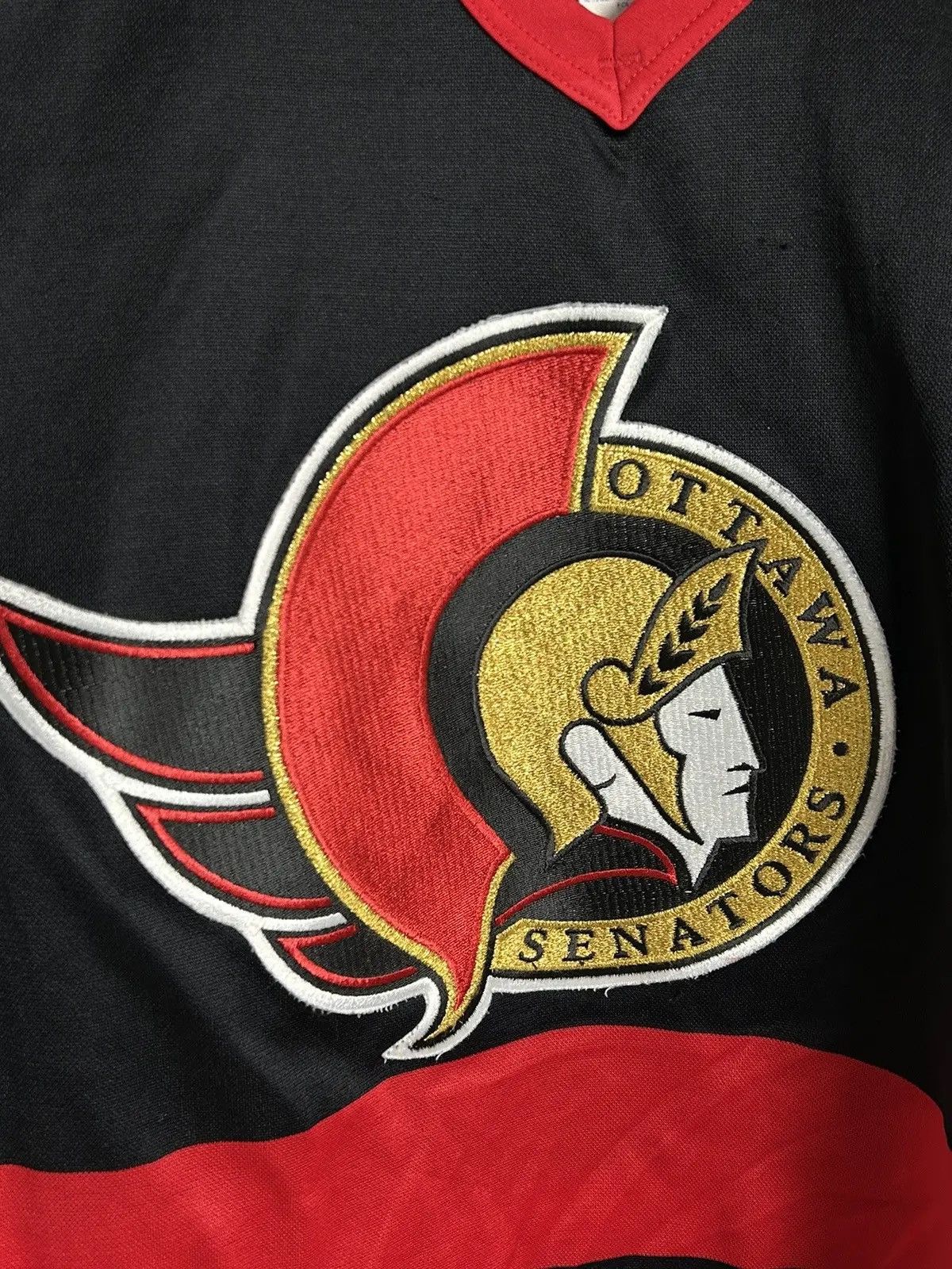 Ccm 90s Vintage Ottawa Senators NHL CCM Jersey In Black/Red Size US M / EU 48-50 / 2 - 2 Thumbnail