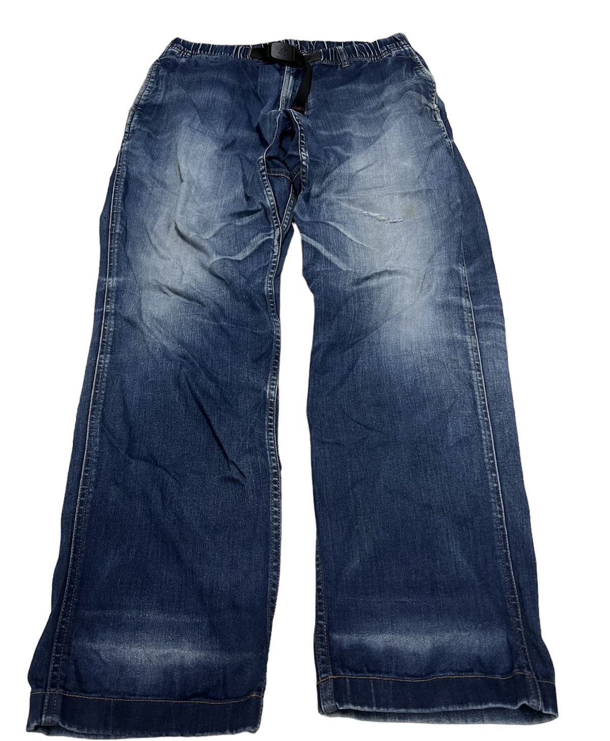 Gramicci × Japanese Brand GRAMICCI DISTRESSED JEANS Size US 31 - 1 Thumbnail