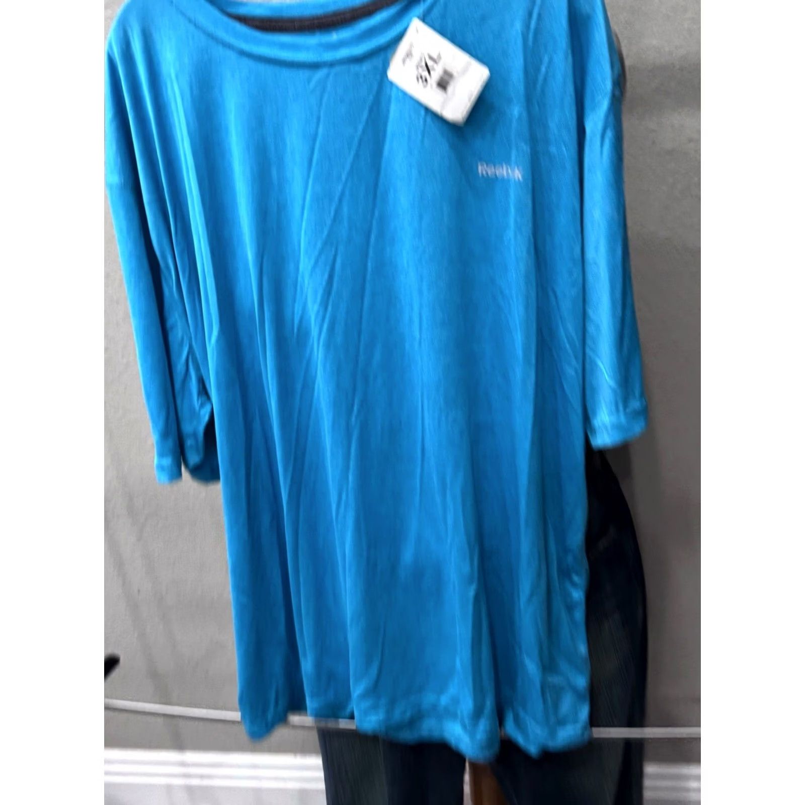 Reebok Reebok Shirt Mens XXXL 3XL NWT Bright Bleu Sporting Multicolor Long Sleeve Shirt Size US XXL / EU 58 / 5 - 3 Thumbnail