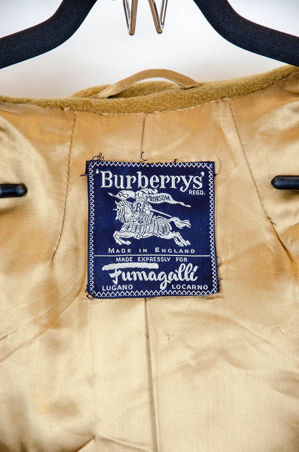 Burberry Burberrys Camel Single Breasted Wool Overcoat – UK 12 Size M / US 6-8 / IT 42-44 - 10 Thumbnail