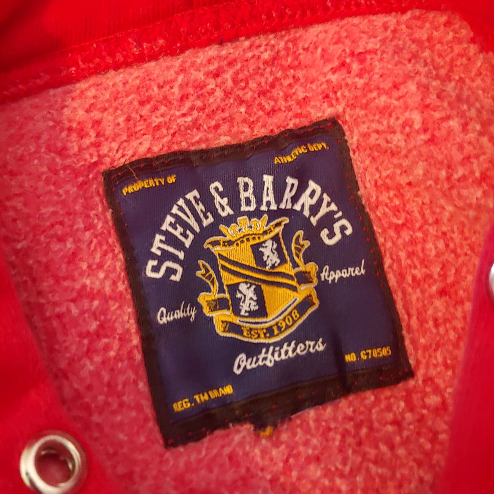 Vintage Ohio State Buckeyes Sweatshirt Hooded Steve & Barry's S Red Knit Embroidered NCAA College Academia Mens Archives? Size US S / EU 44-46 / 1 - 4 Thumbnail