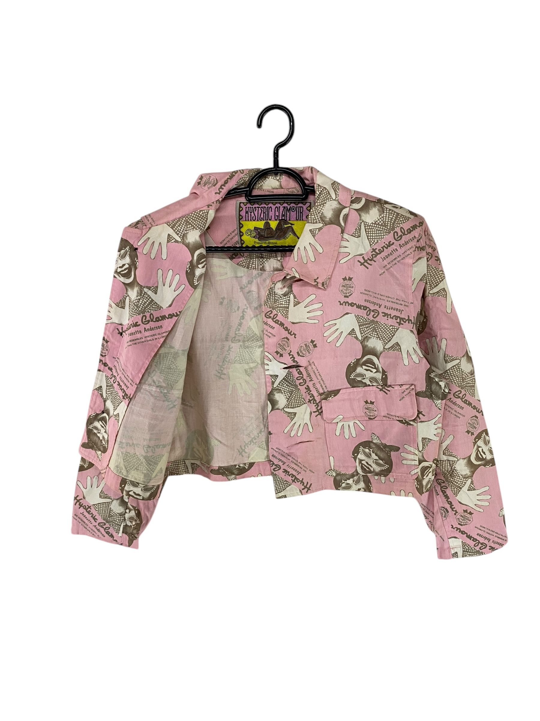Designer × Hysteric Glamour 1980s Hysteric glamour Nobu allover print cropped jacket Size M / US 6-8 / IT 42-44 - 3 Thumbnail